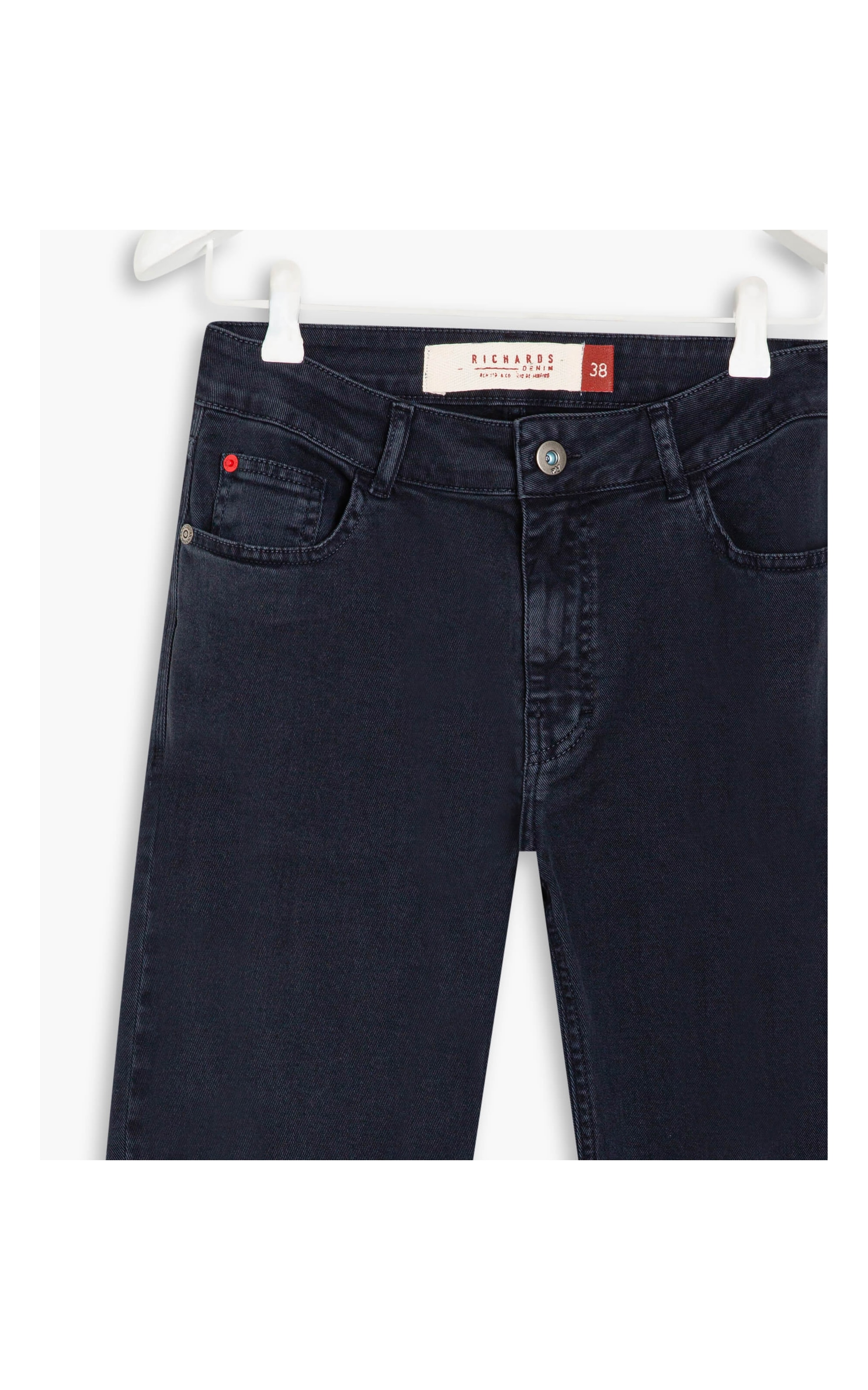 Calça Five Pockets Mom Vintage Denim Dark Navy