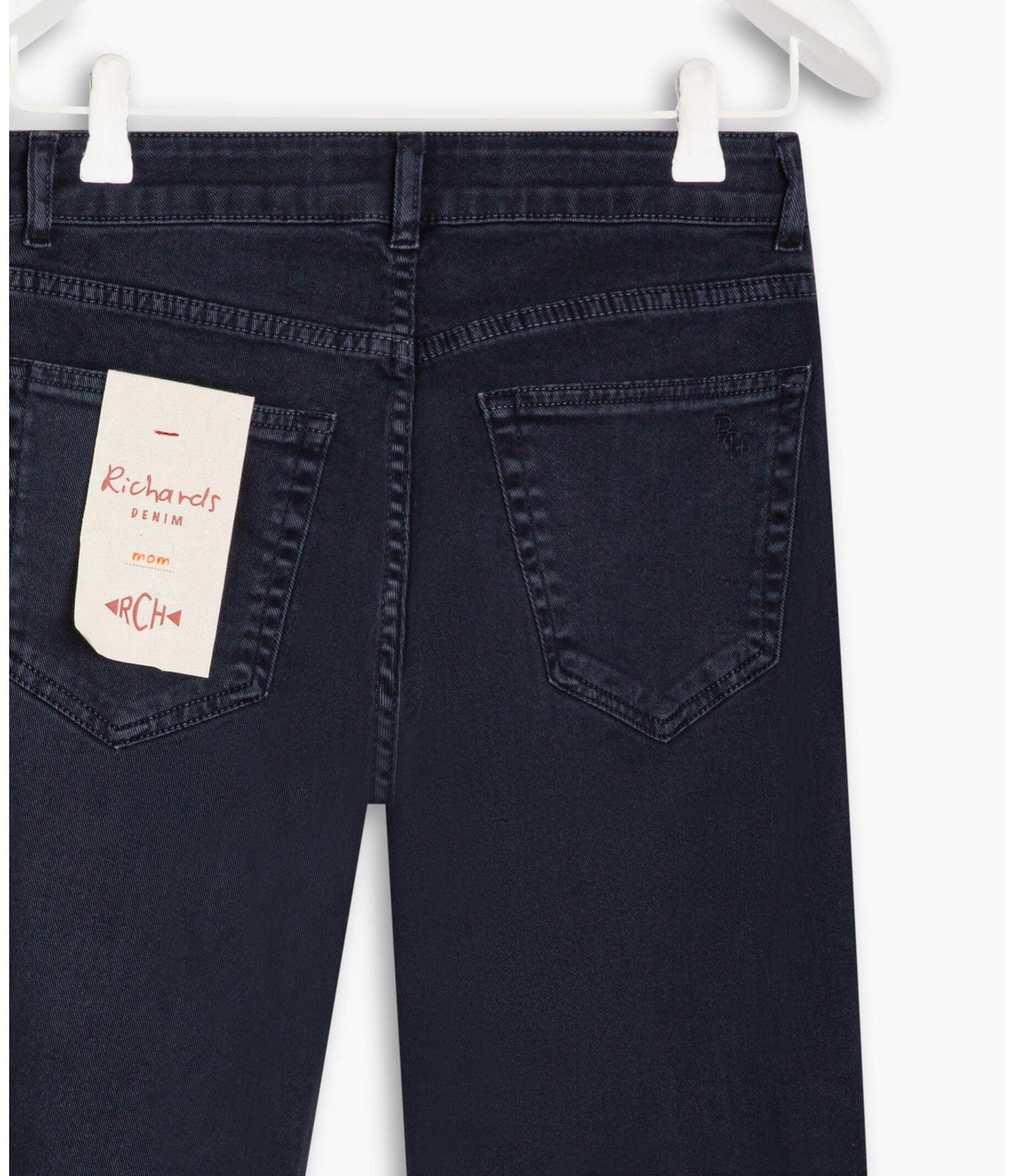 Calça Five Pockets Mom Vintage Denim Dark Navy