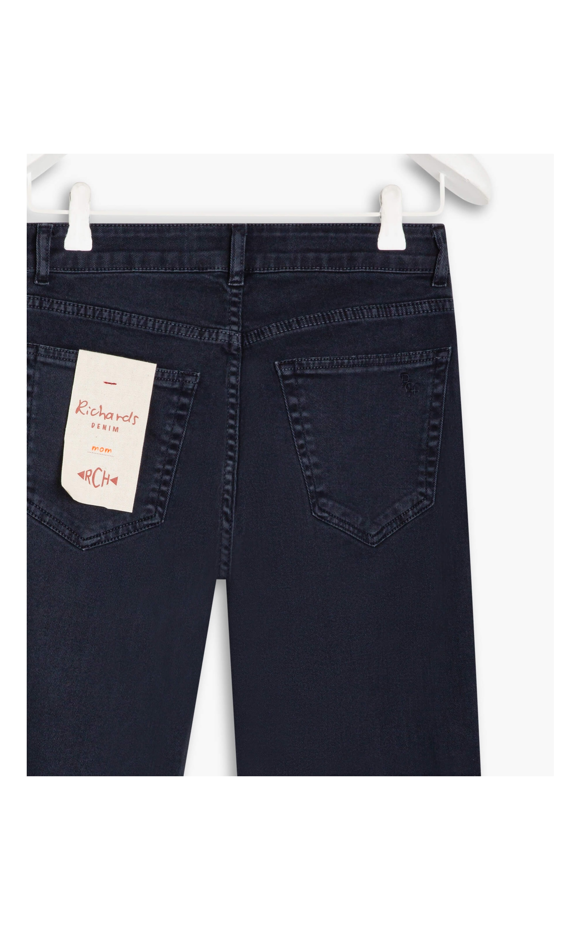 Calça Five Pockets Mom Vintage Denim Dark Navy