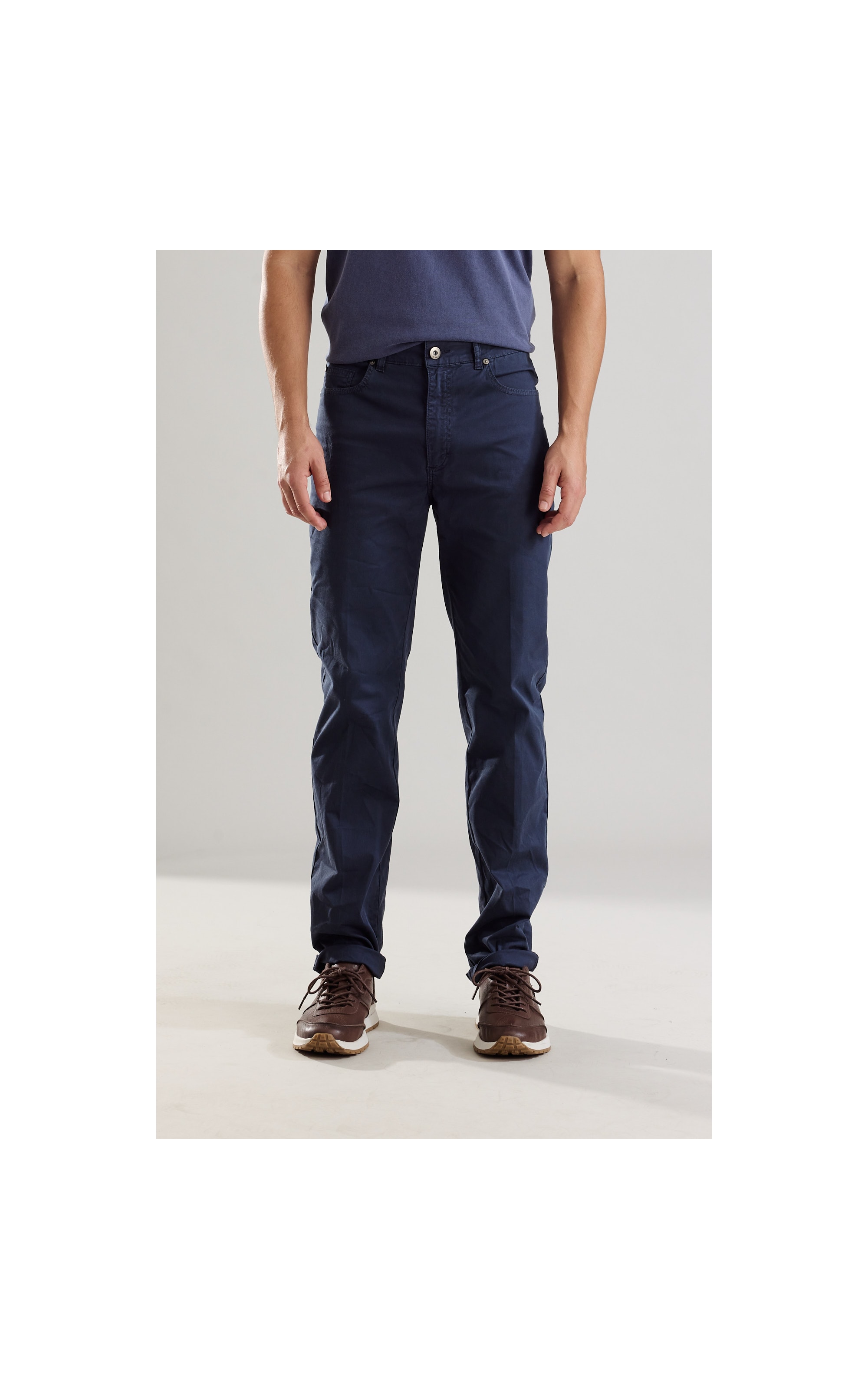 Calça Five Pockets Proenca Blue Grey