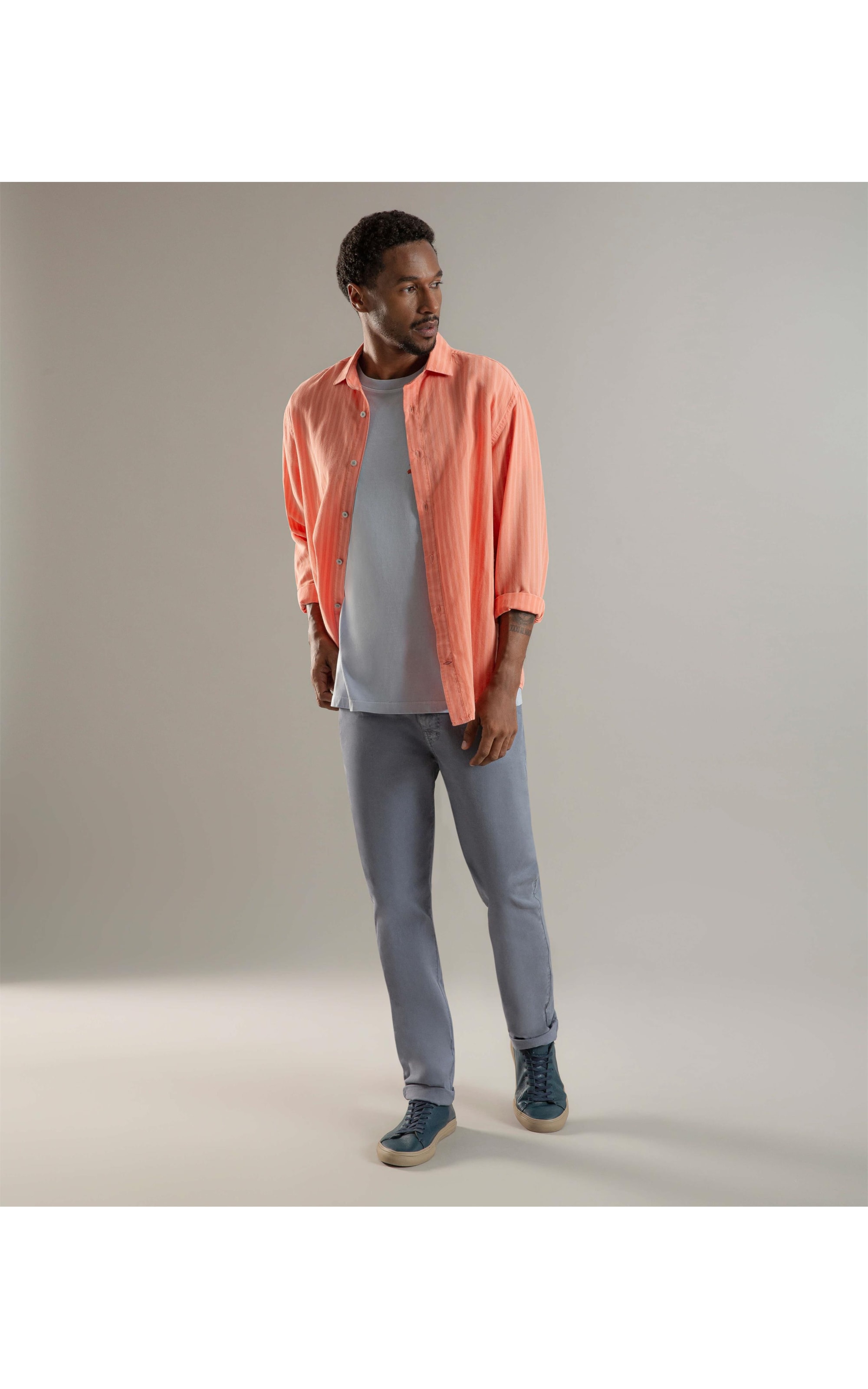 Calça Five Pockets Rain Blue Vintage