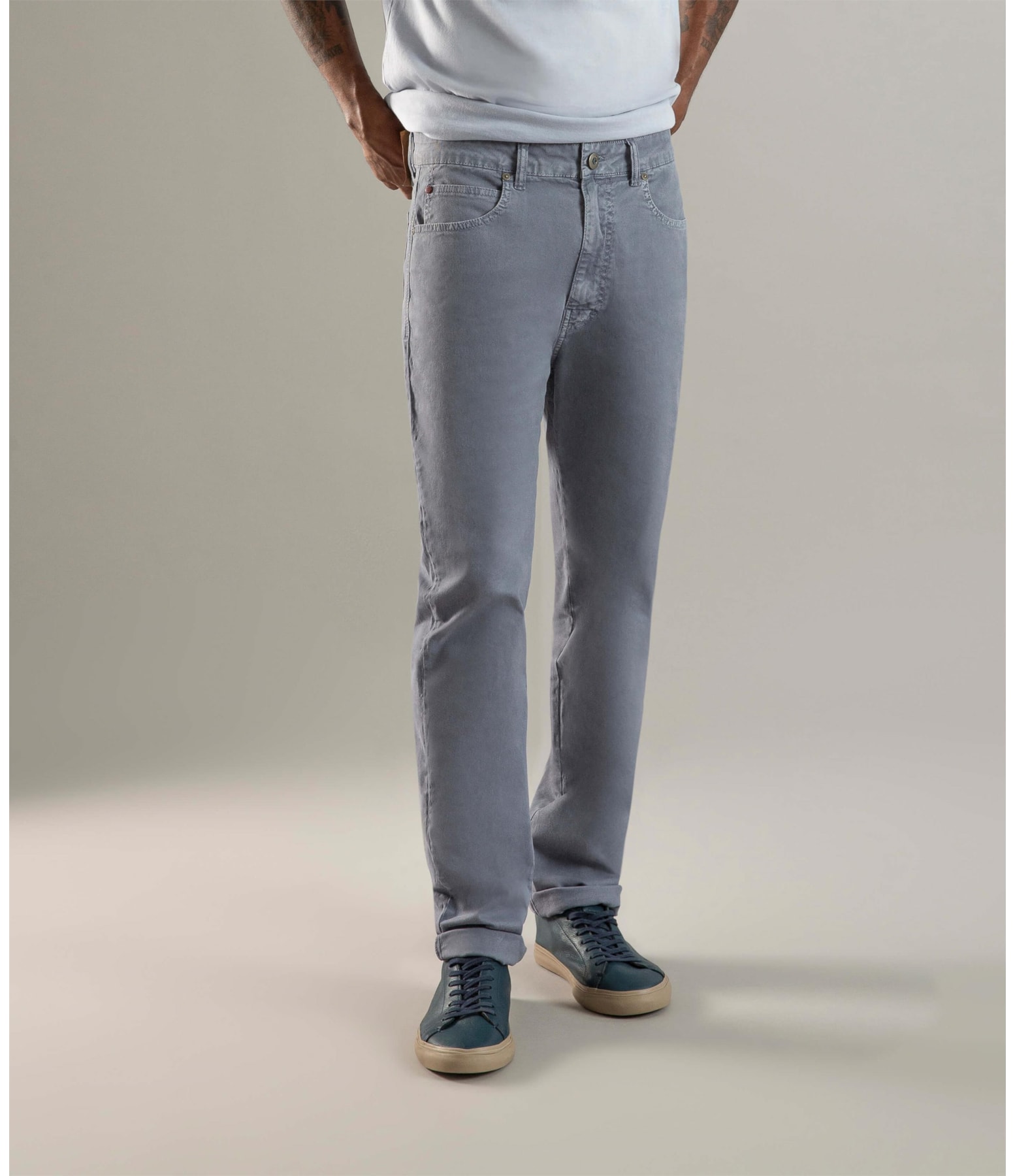 Calça Five Pockets Rain Blue Vintage