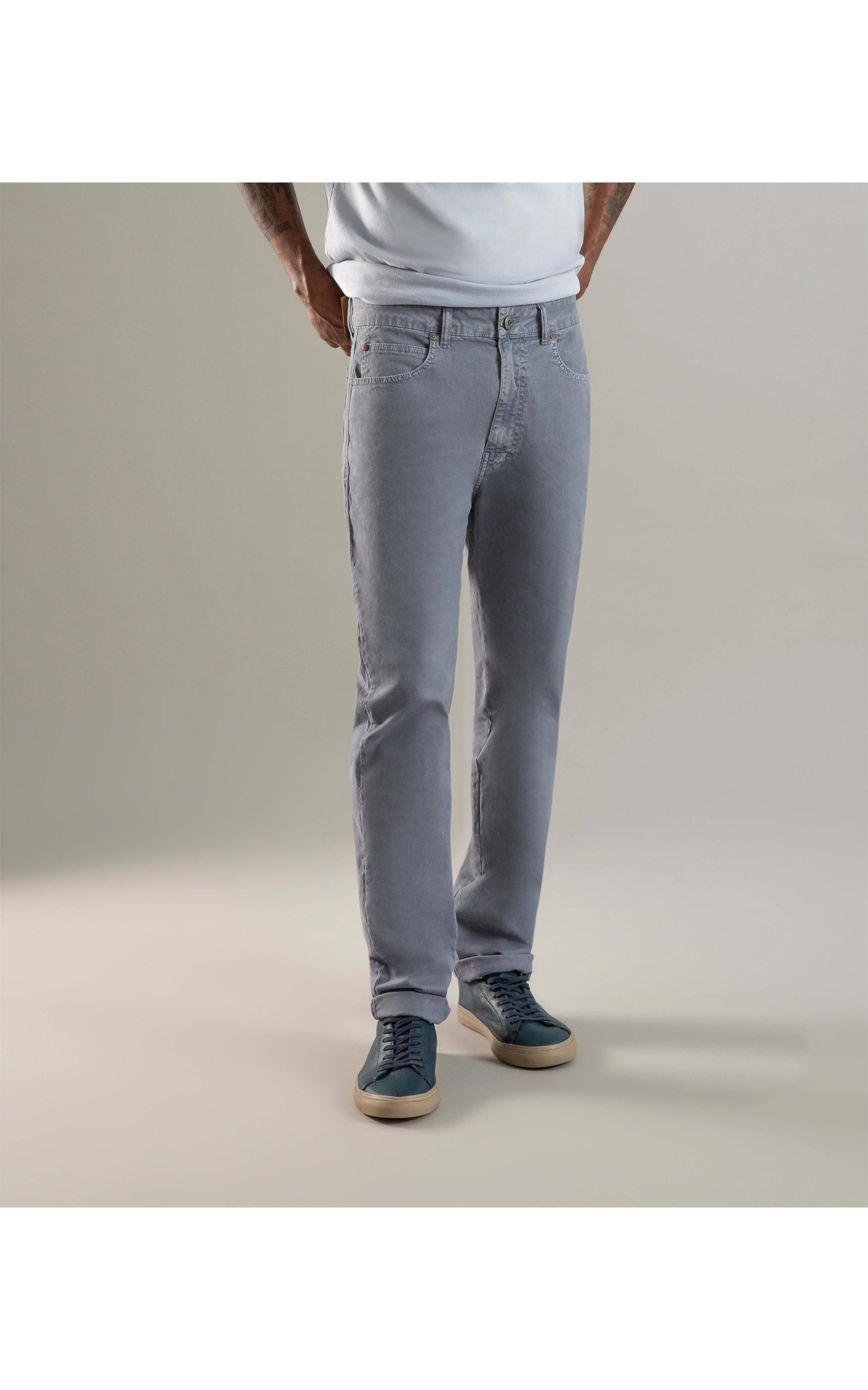 Calça Five Pockets Rain Blue Vintage