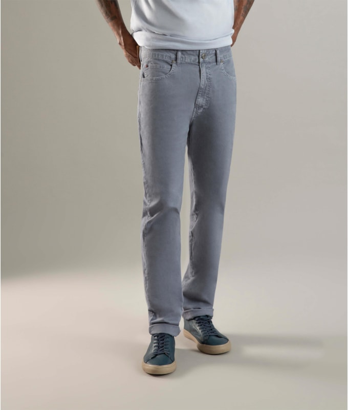 Calça Five Pockets Rain Blue Vintage