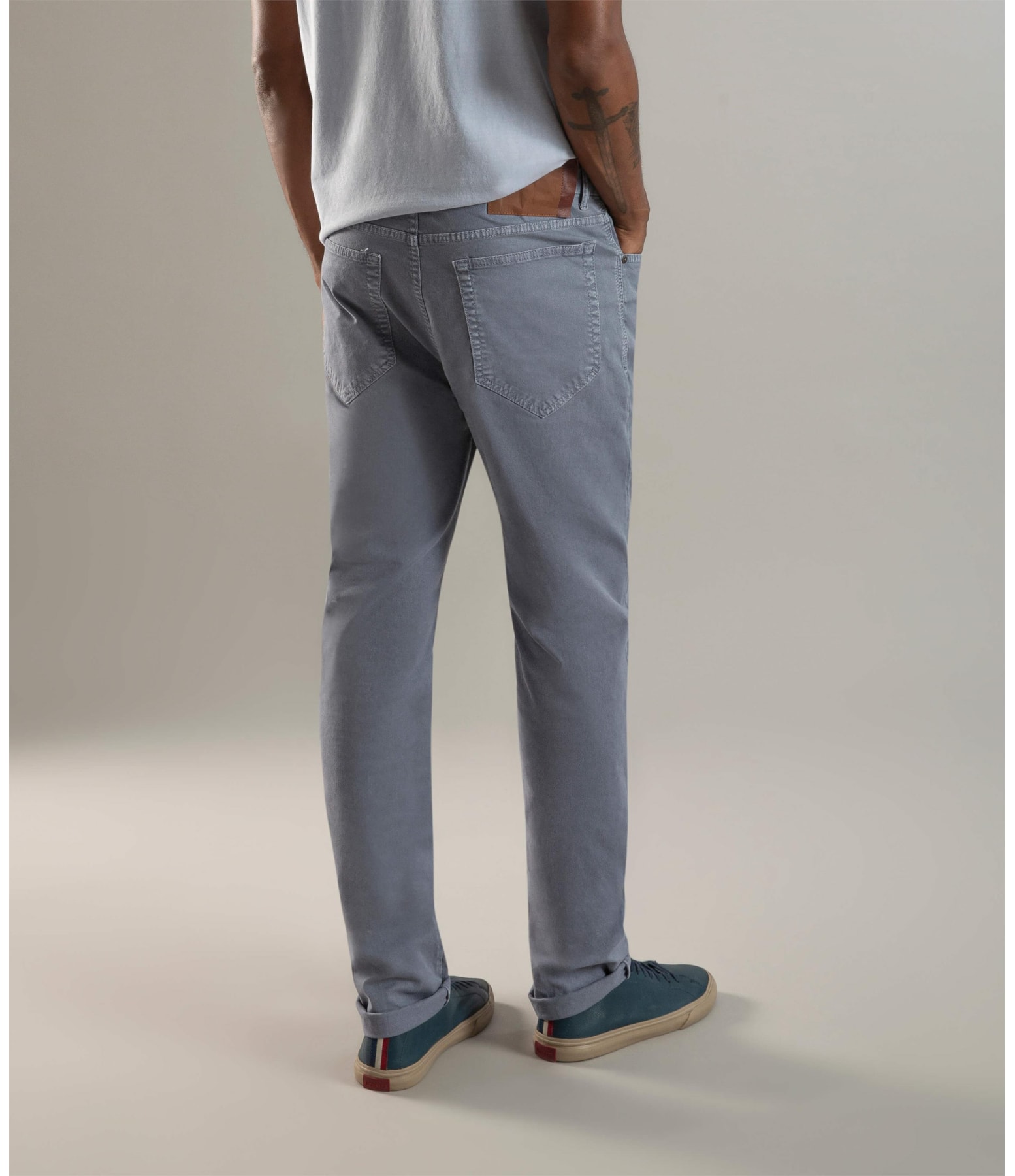 Calça Five Pockets Rain Blue Vintage