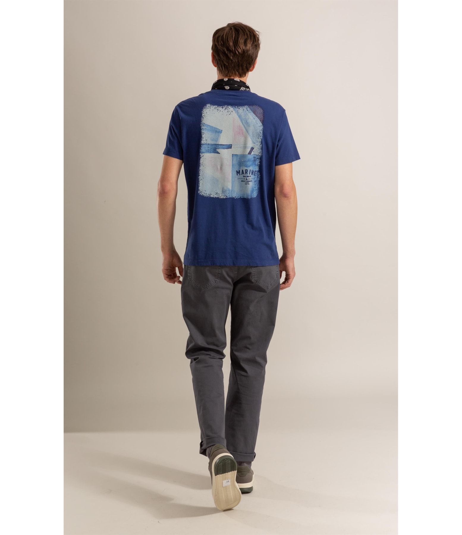 Calça Five Pockets Rain Cinza Medio