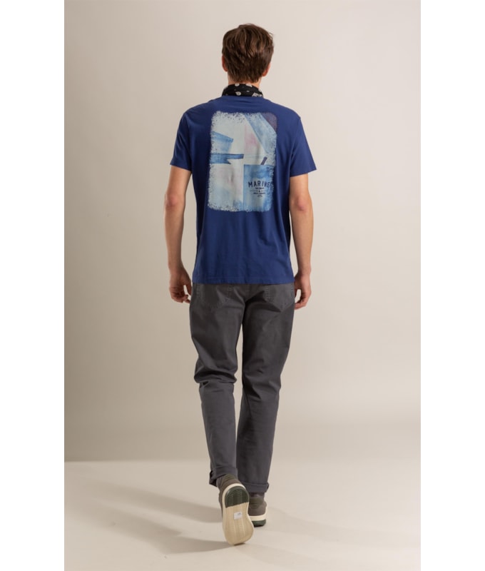 Calça Five Pockets Rain Cinza Medio