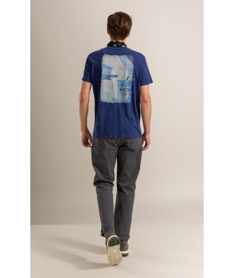 Calça Five Pockets Rain Cinza Medio