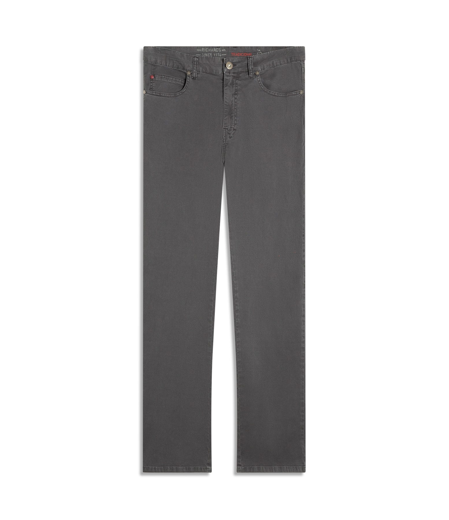 Calça Five Pockets Rain Cinza Medio