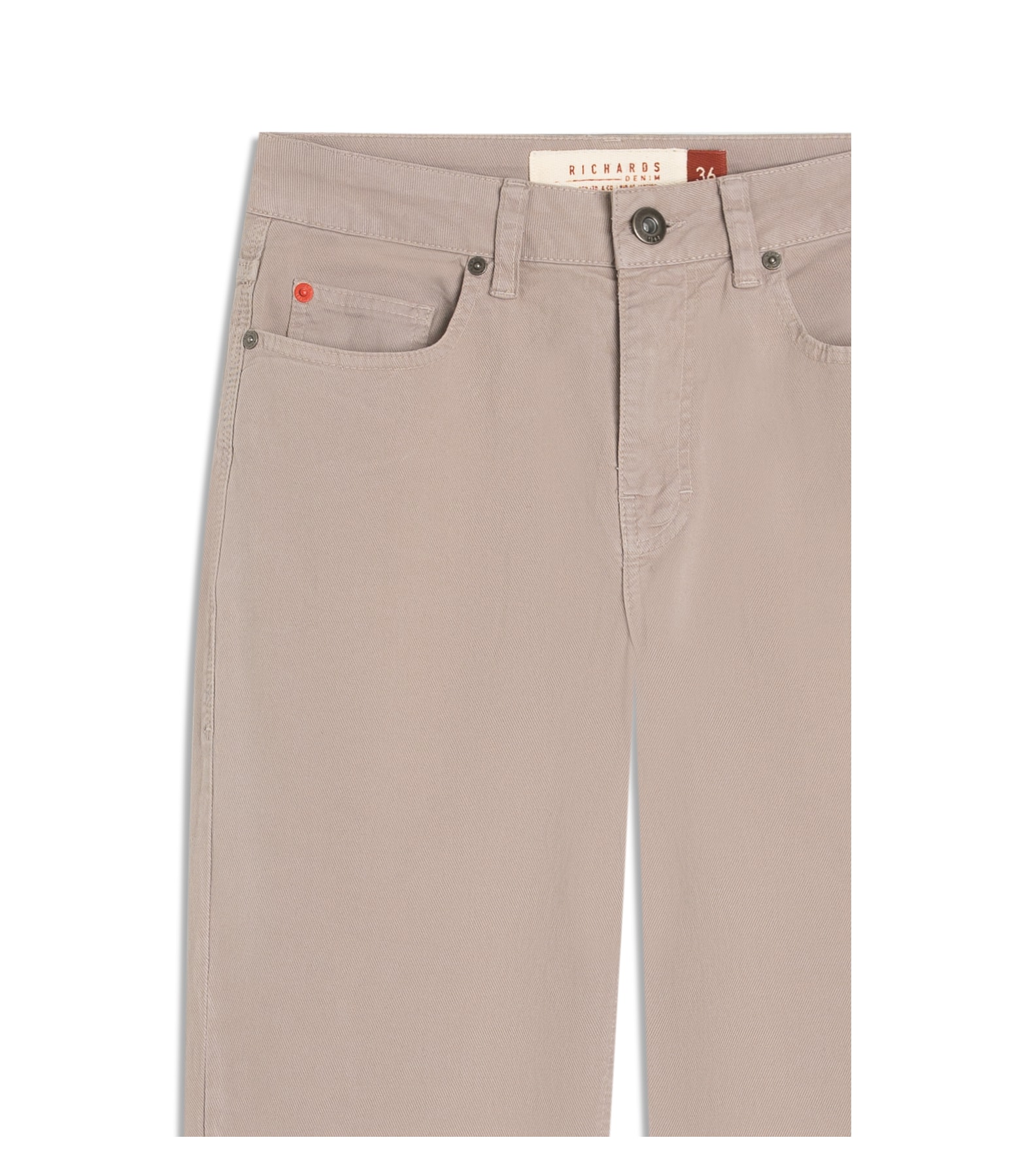 Calça Five Pockets Sarja Rain Niquel