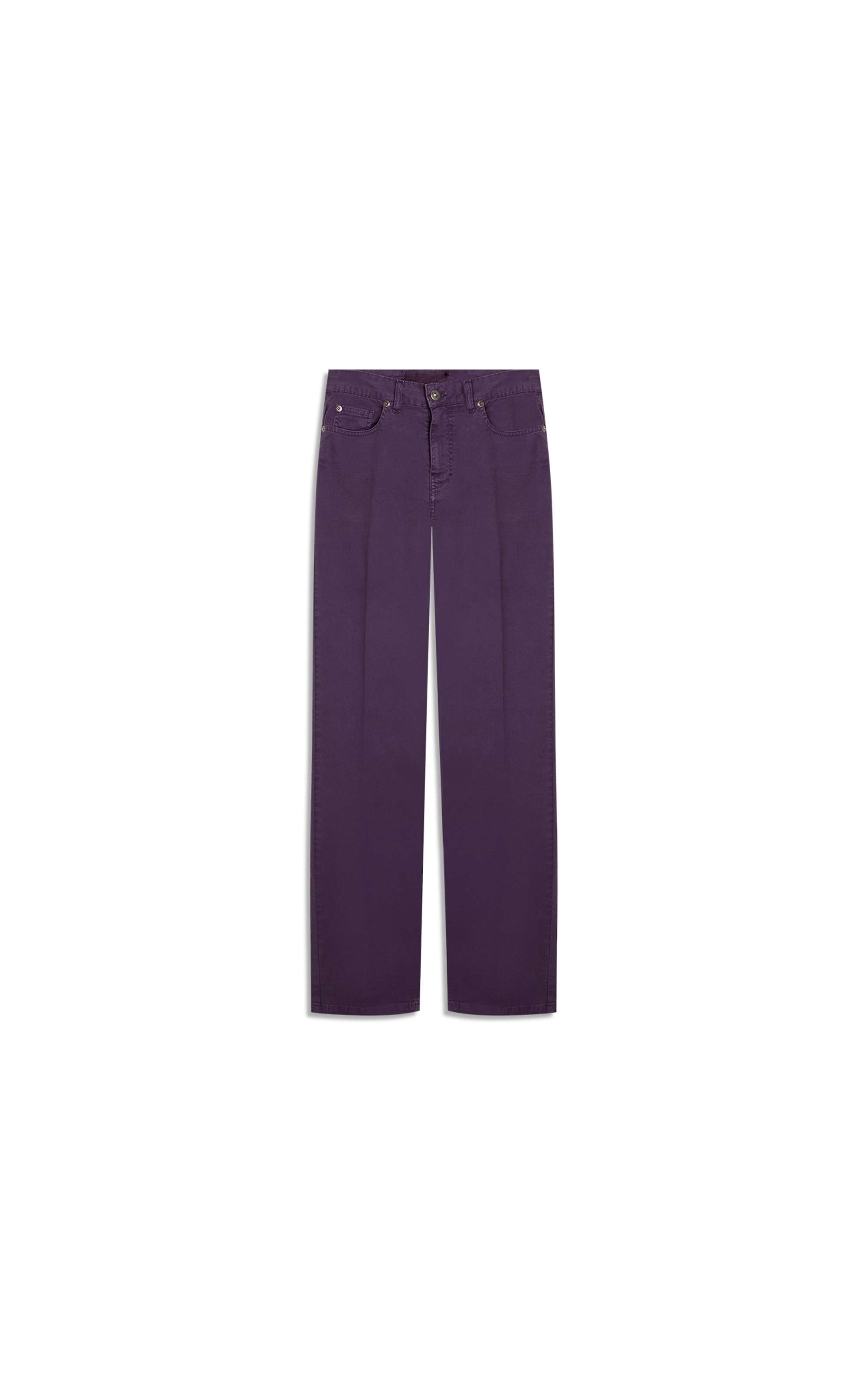 Calça Five Pockets Sarja Rain Old Purple