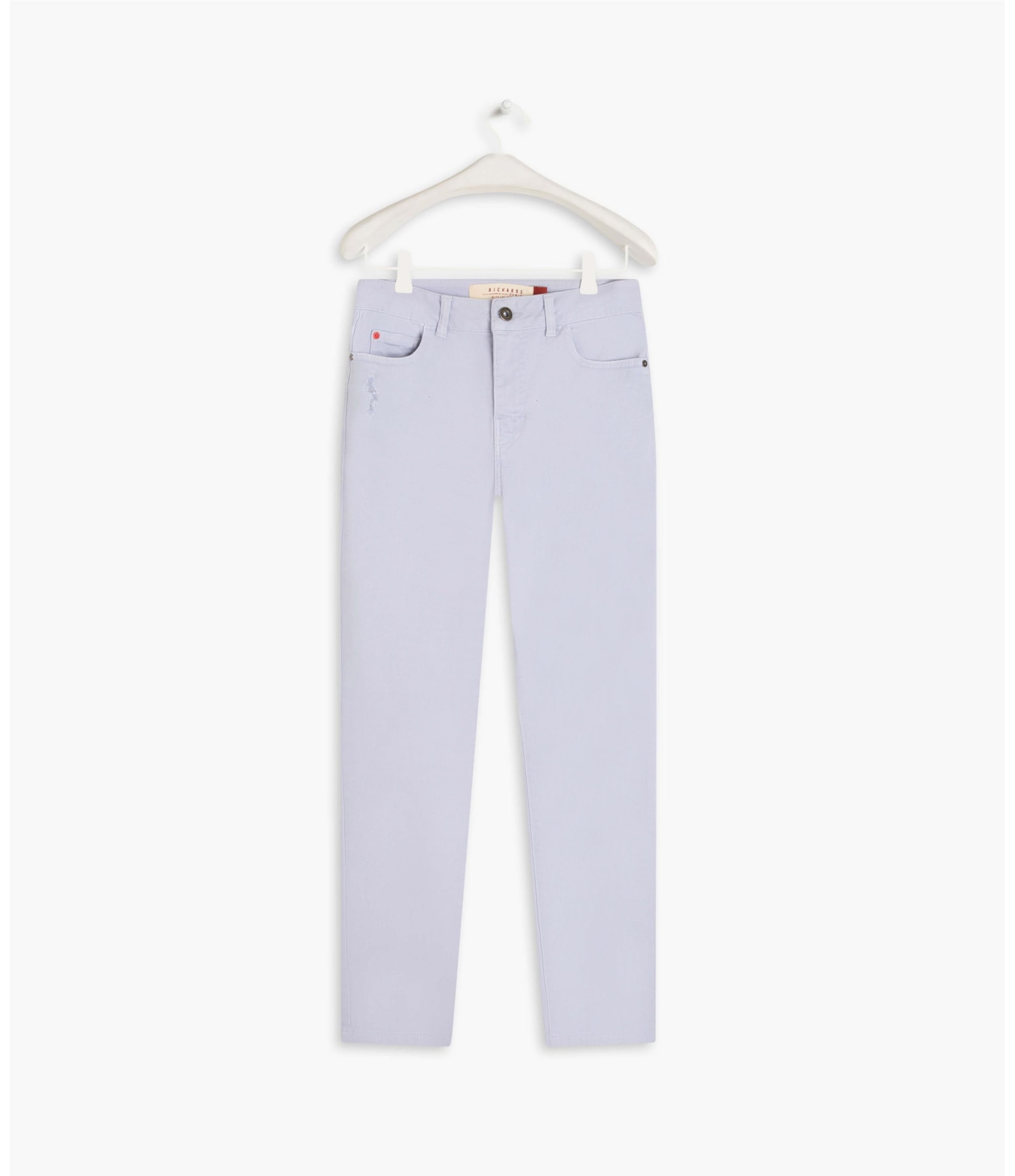 Calça Five Pockets Slim Vintage Denim Lilas
