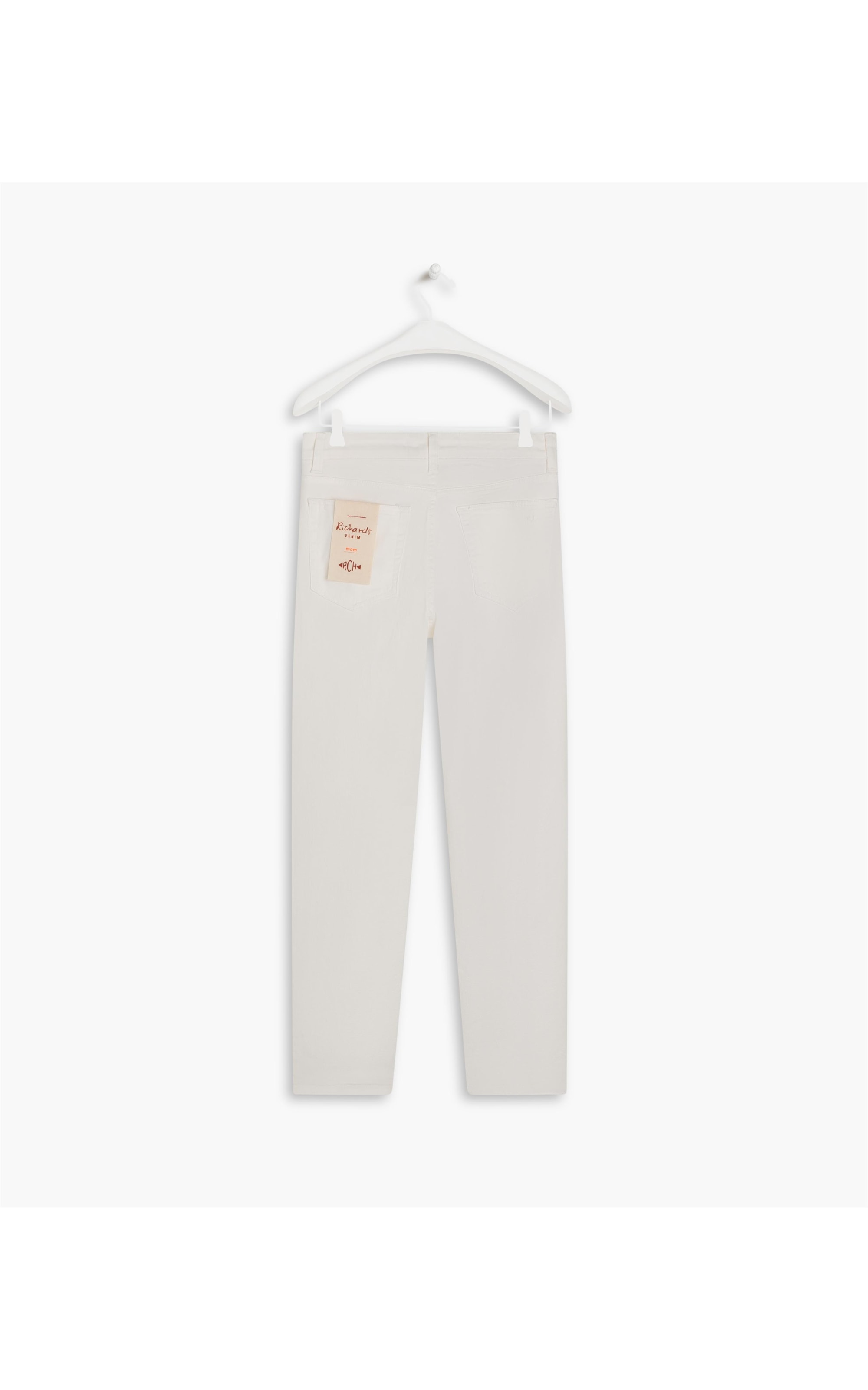 Calça Five Pockets Slim Vintage Denim Off White