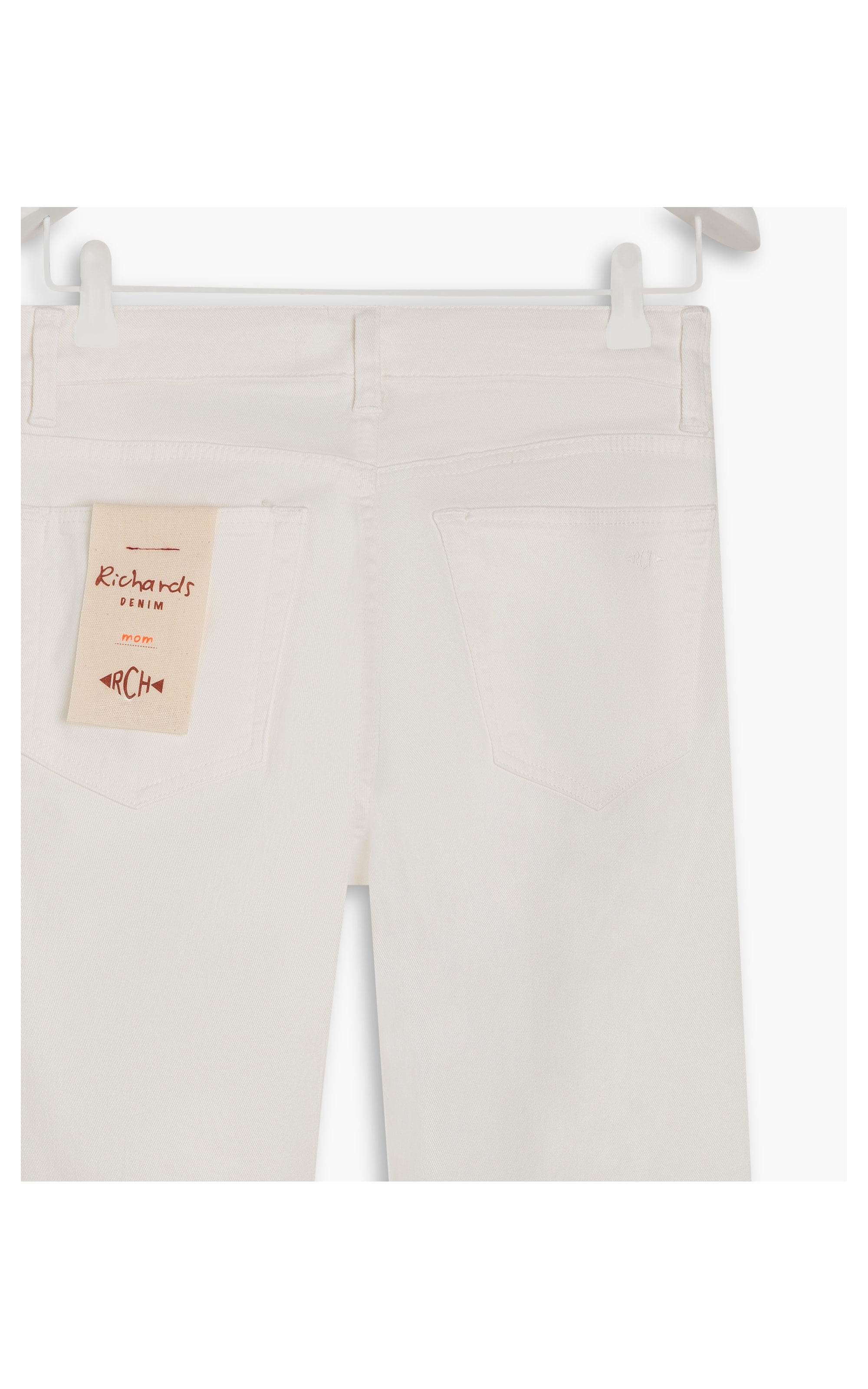 Calça Five Pockets Slim Vintage Denim Off White