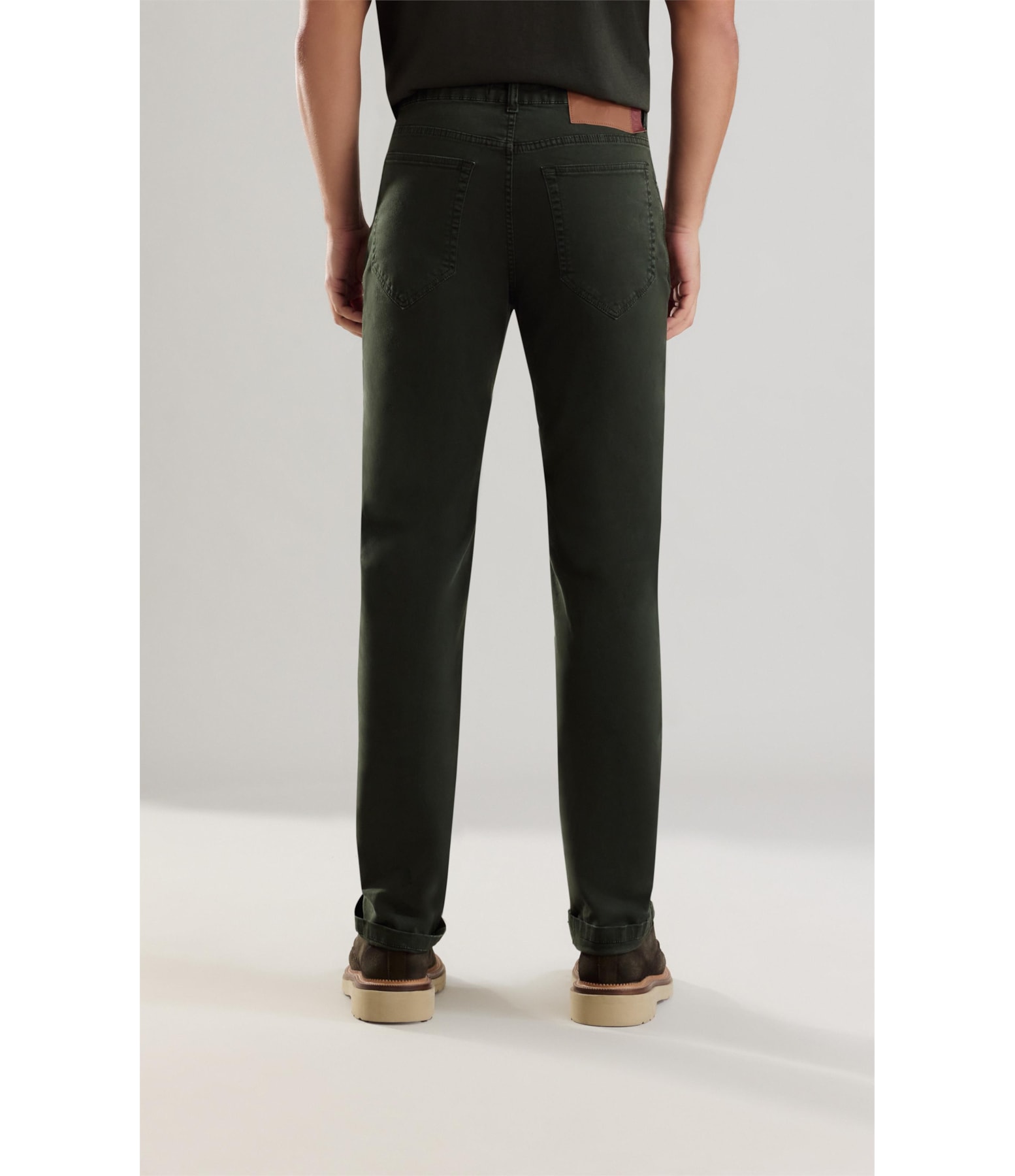 Calça Five Pockets Soft Color Haia Floresta