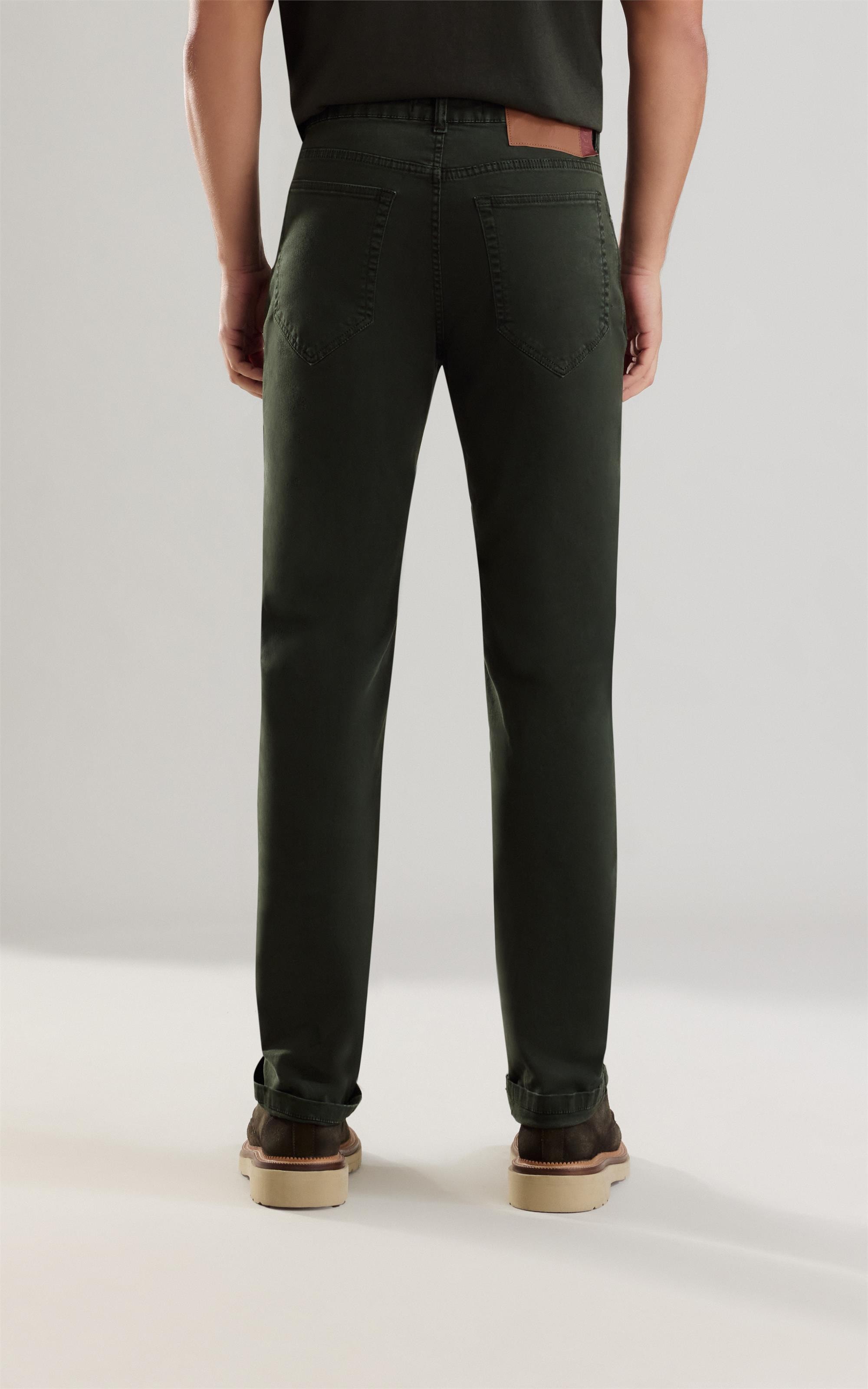 Calça Five Pockets Soft Color Haia Floresta