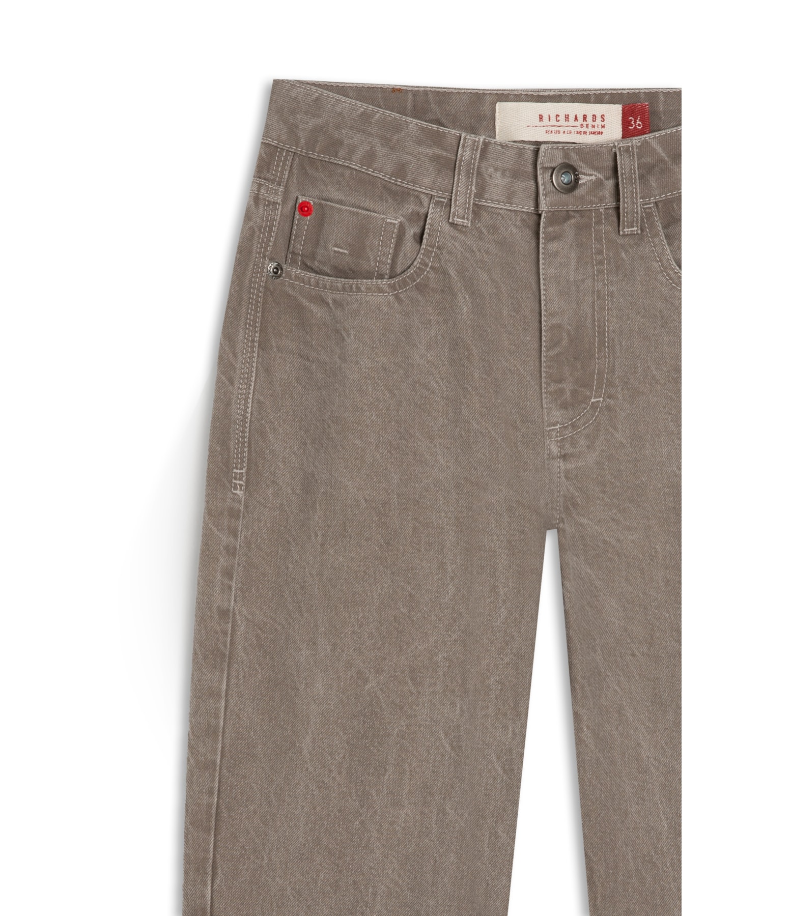  Calça Five Pockets Trincado Niquel
