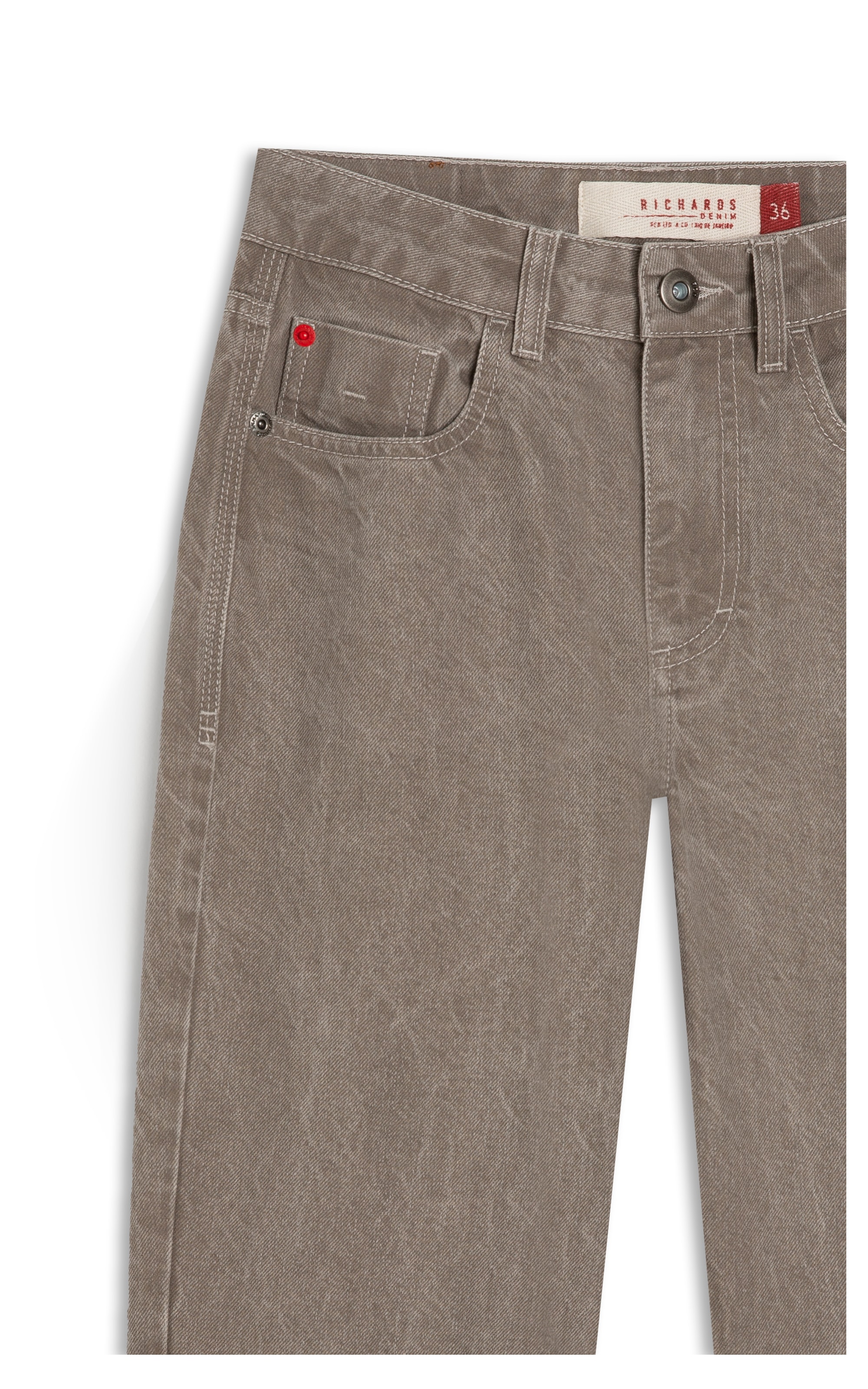  Calça Five Pockets Trincado Niquel