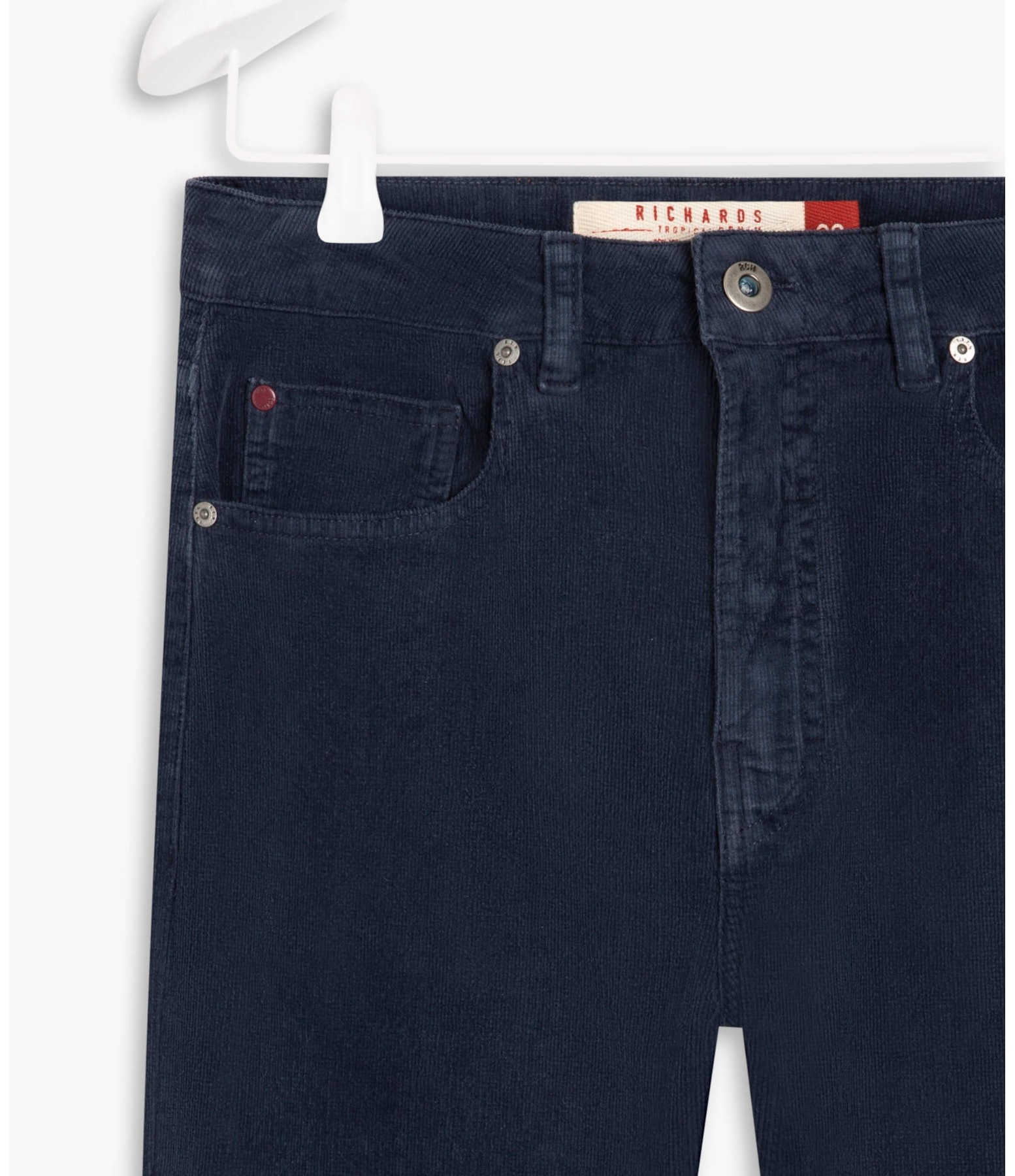 Calça Five Pockets Veludo Span Dark Navy