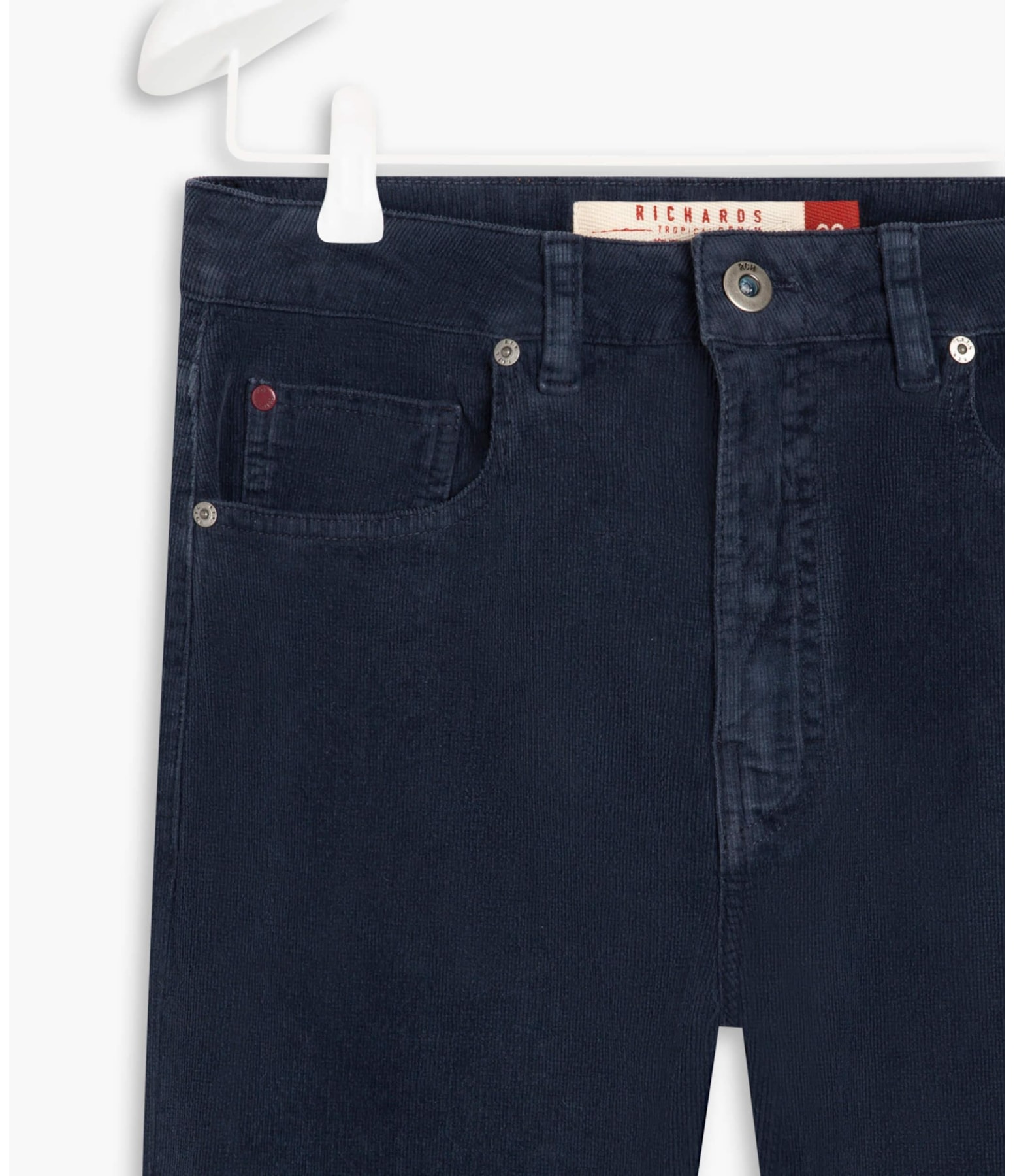 Calça Five Pockets Veludo Span Dark Navy