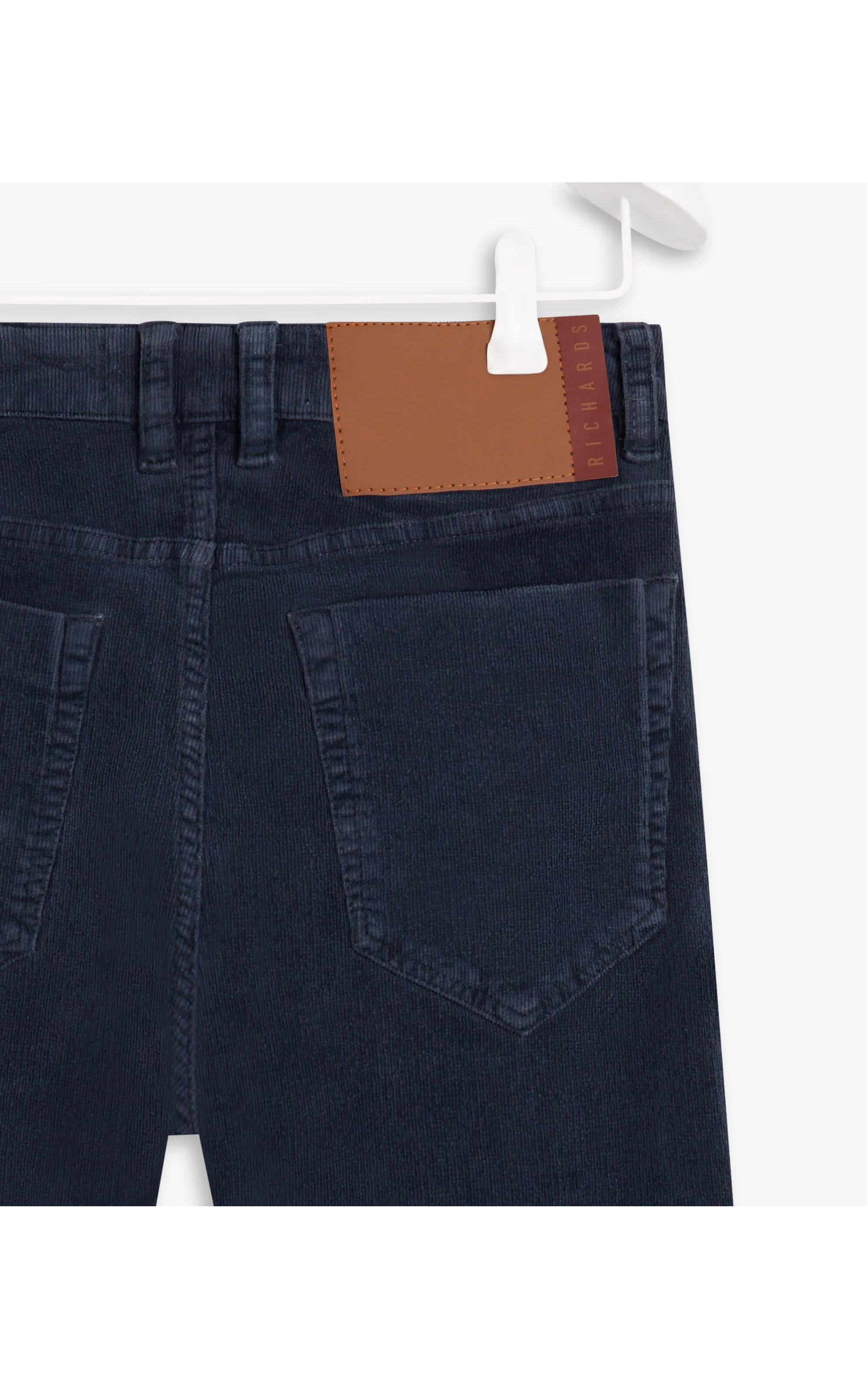 Calça Five Pockets Veludo Span Dark Navy