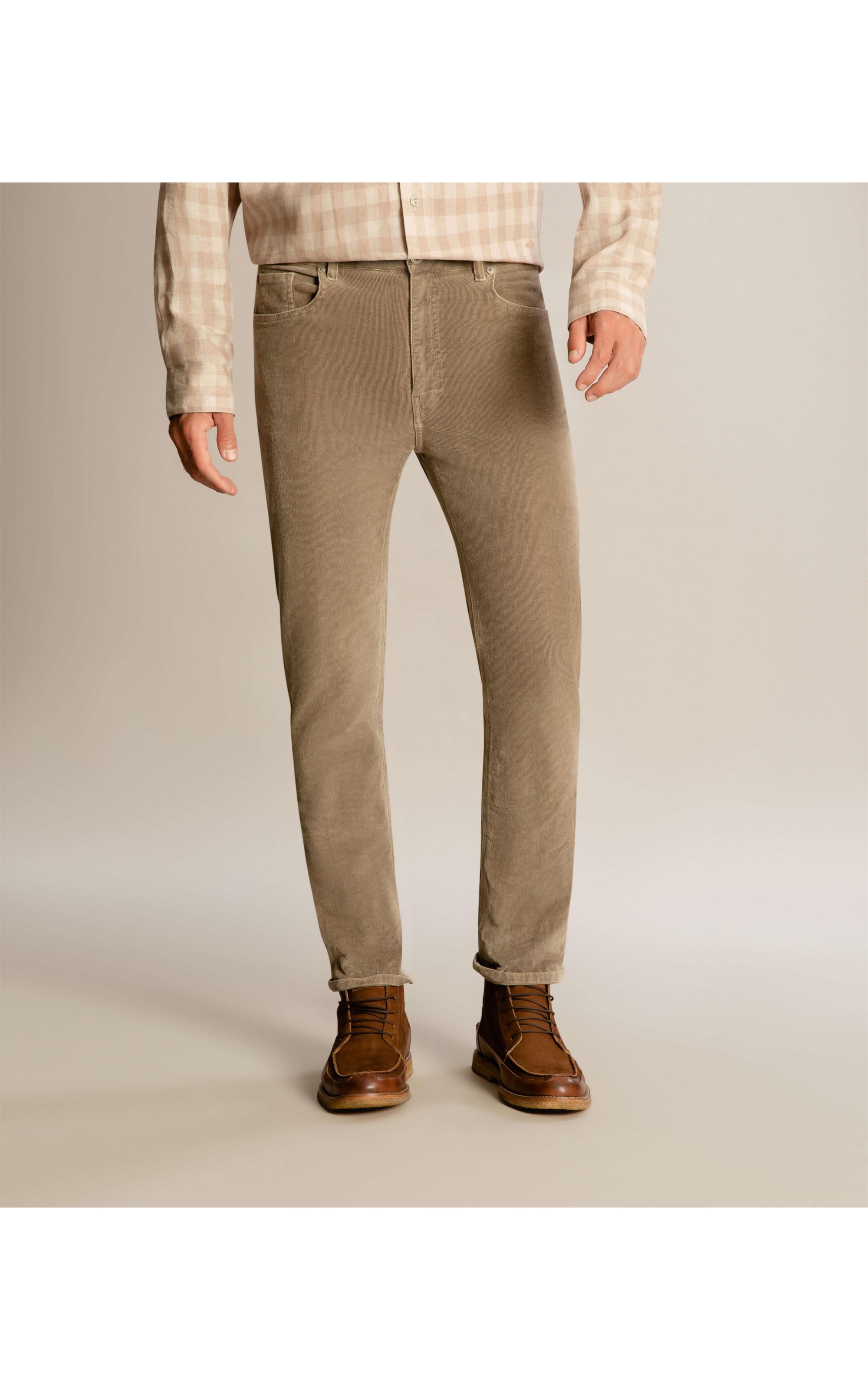Calça Five Pockets Veludo Span Havana