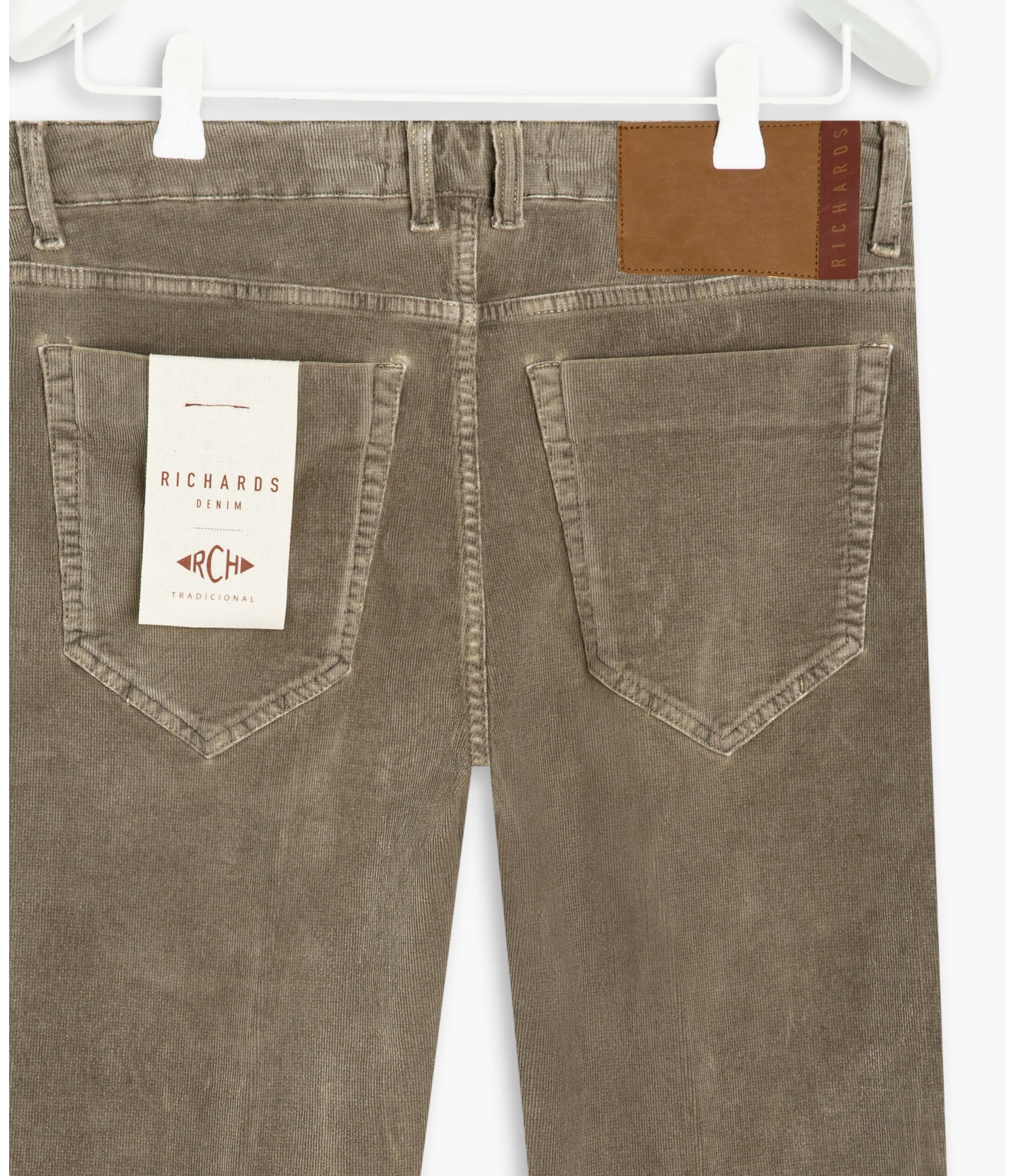 Calça Five Pockets Veludo Span Havana