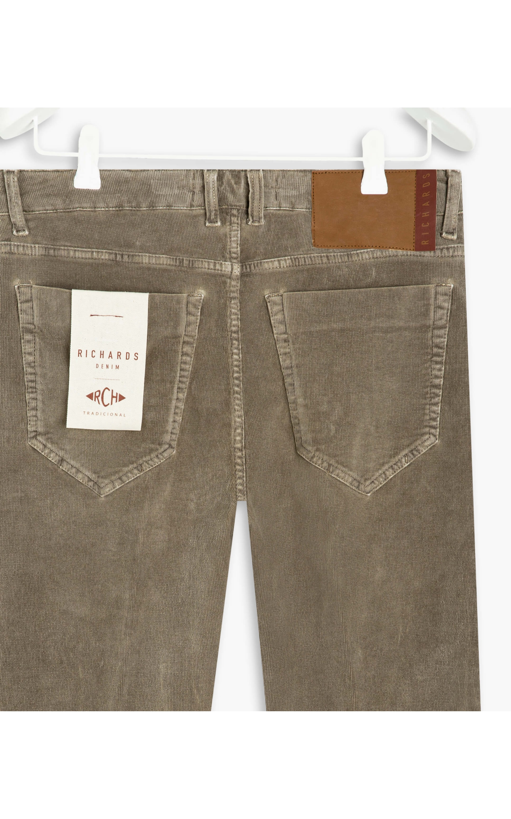 Calça Five Pockets Veludo Span Havana