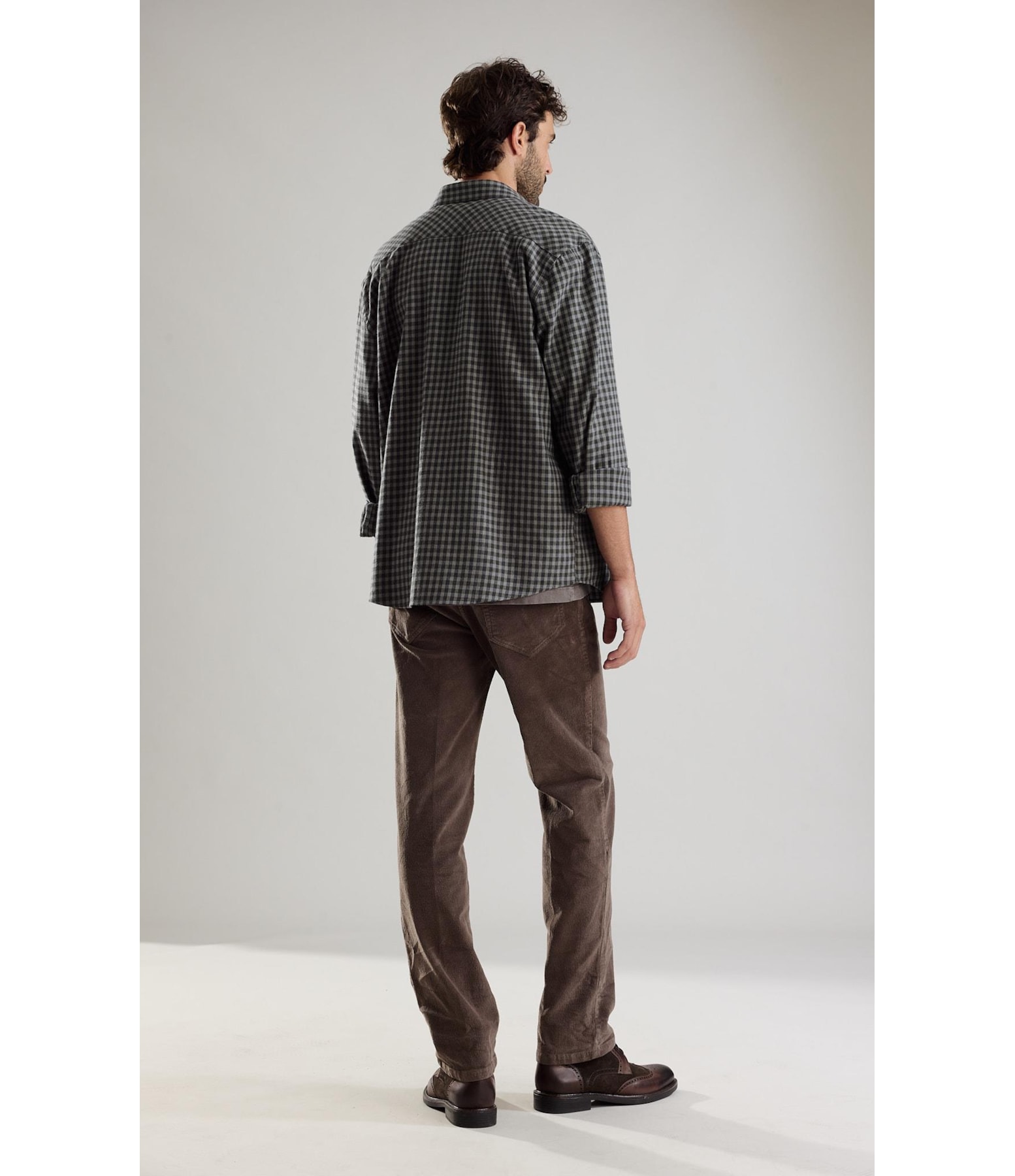 Calça Five Pockets Veludo Tabaco