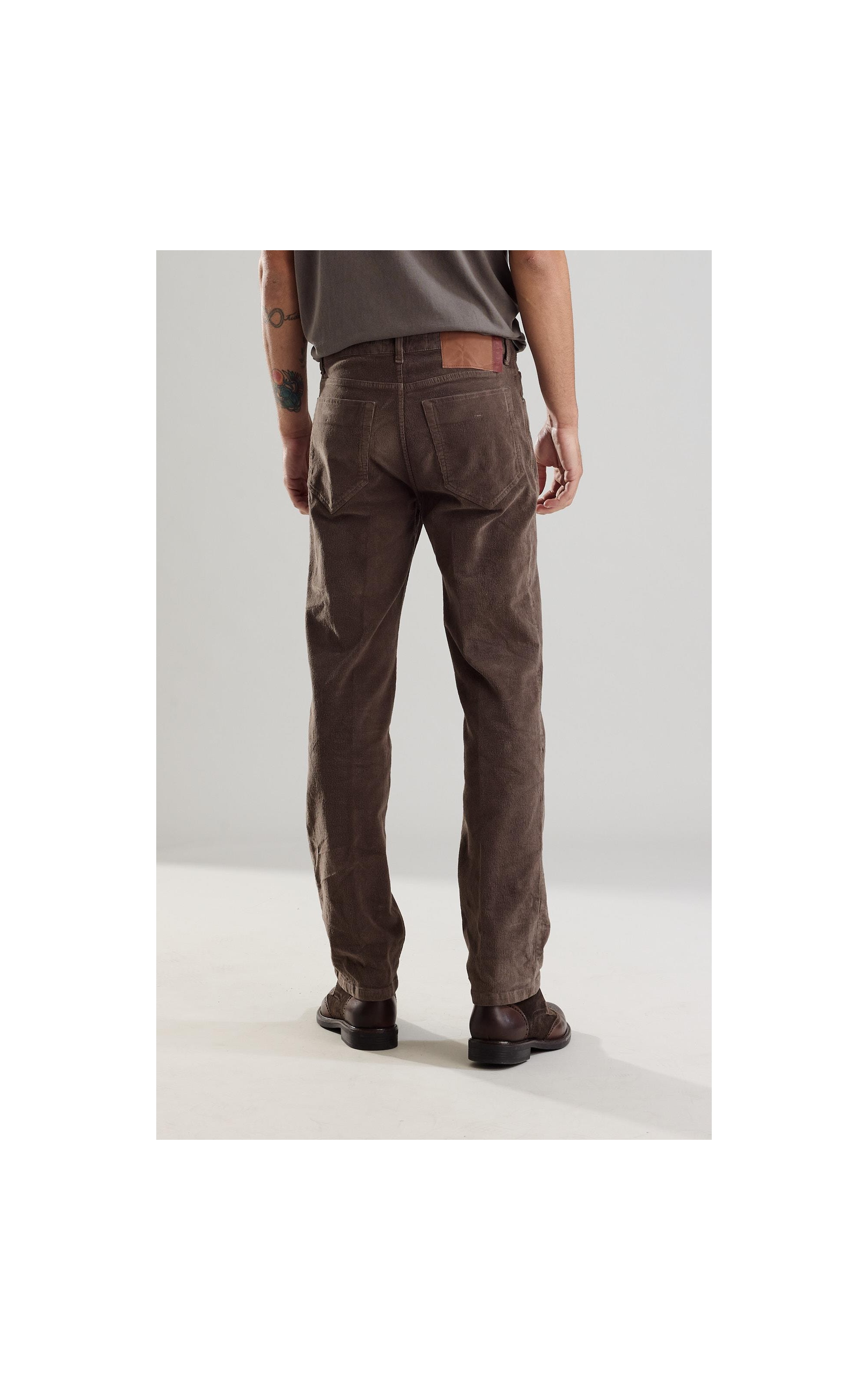Calça Five Pockets Veludo Tabaco