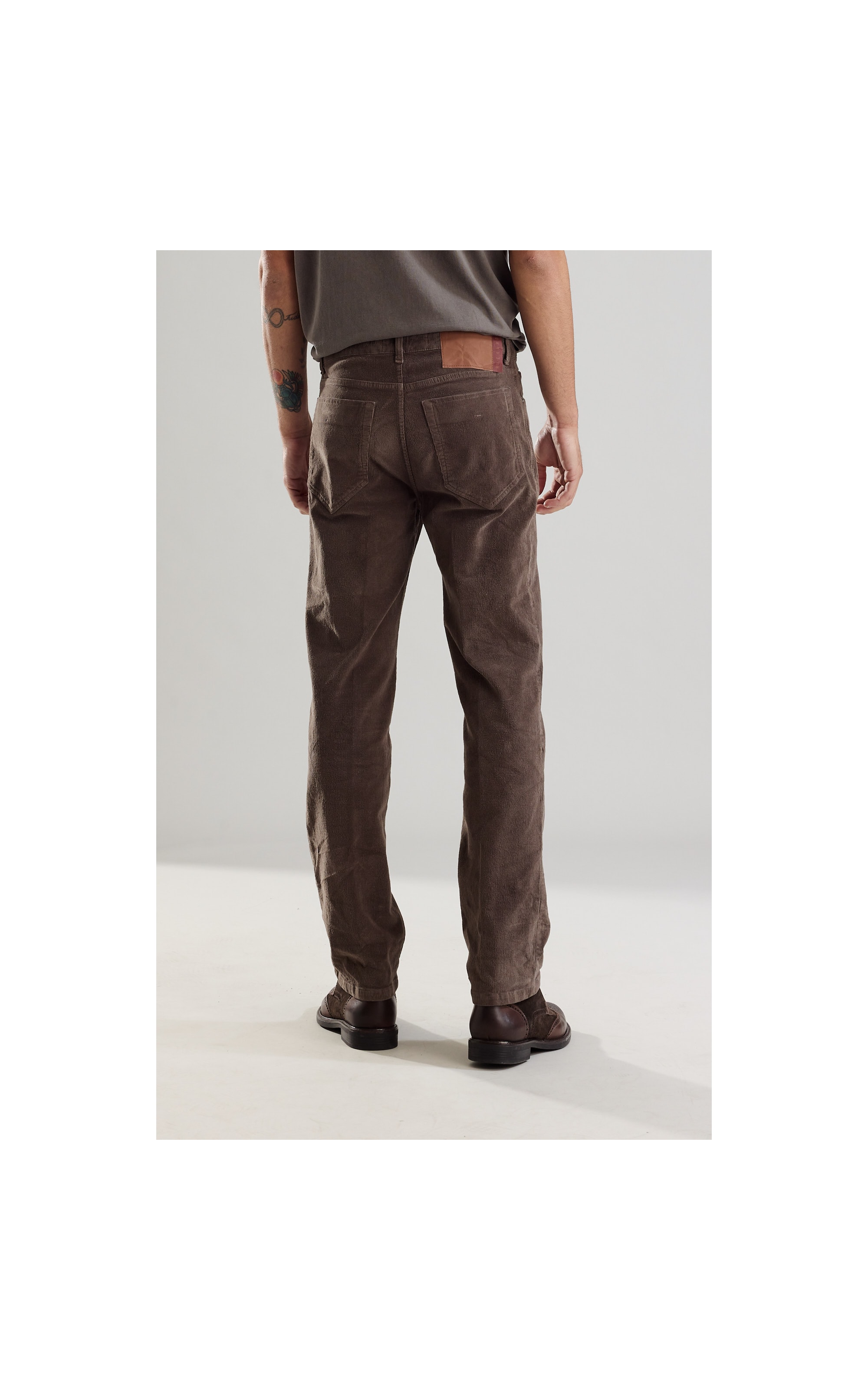 Calça Five Pockets Veludo Tabaco