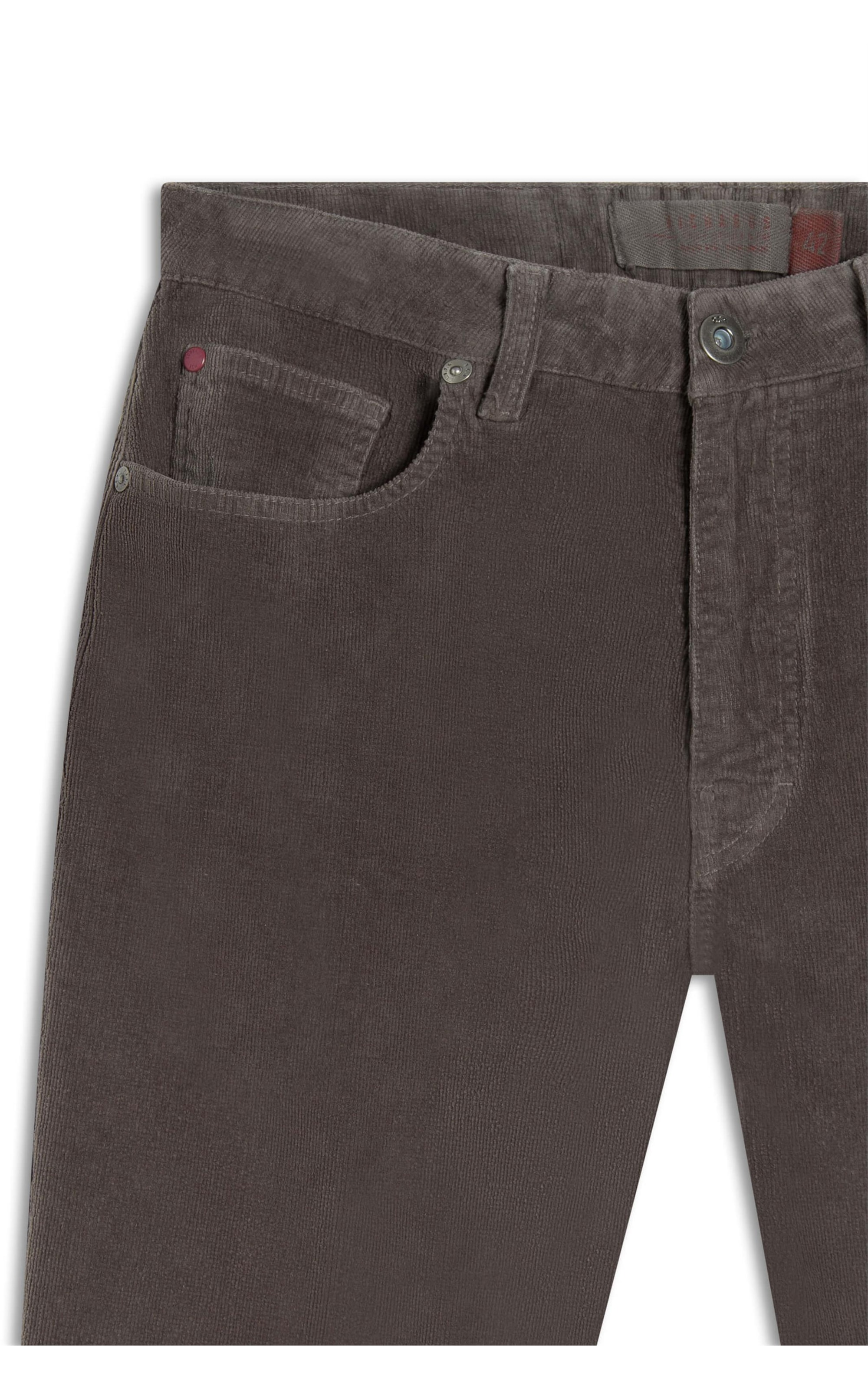 Calça Five Pockets Veludo Tabaco