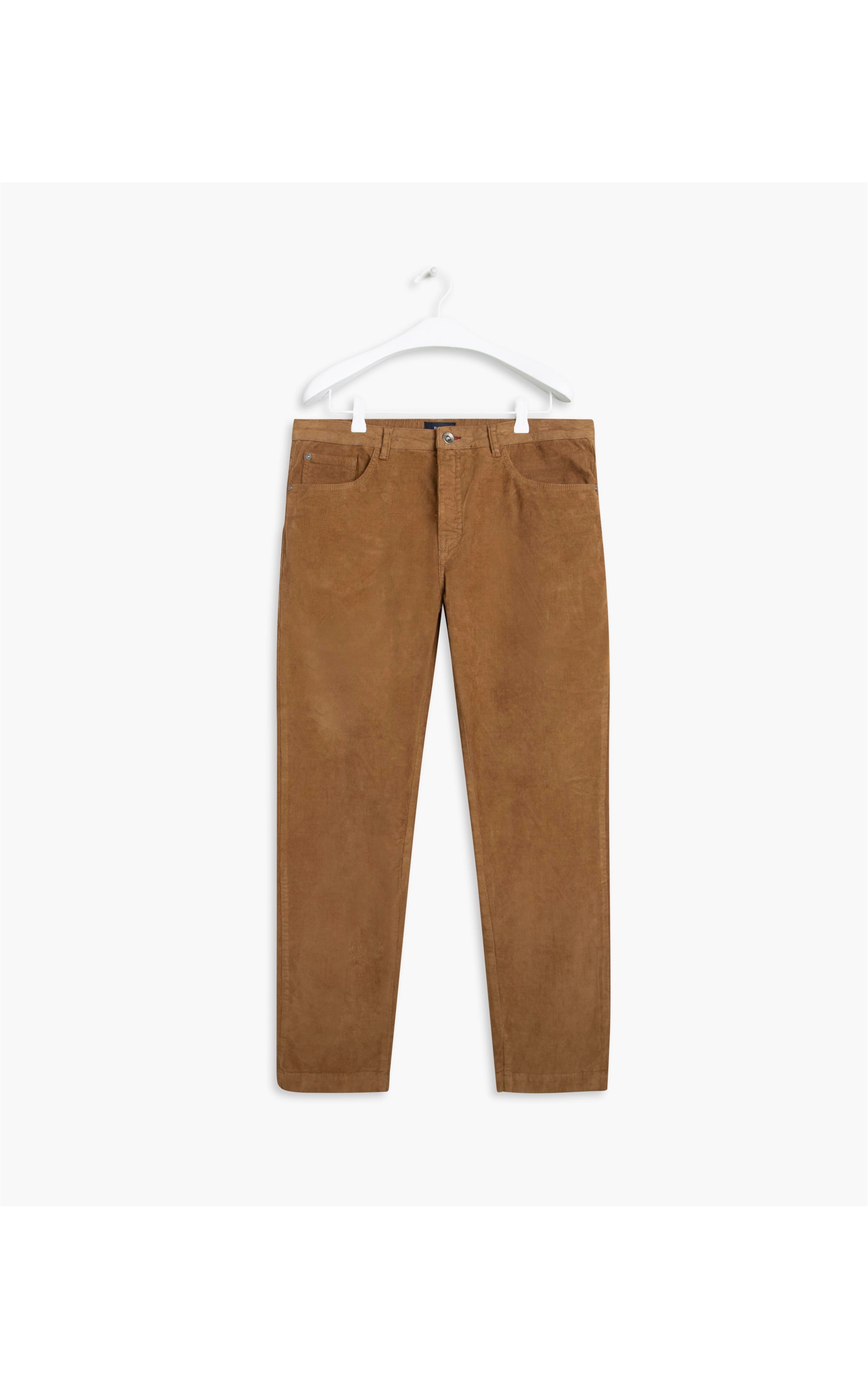 Calca Five Pockets Veludo Tijolo
