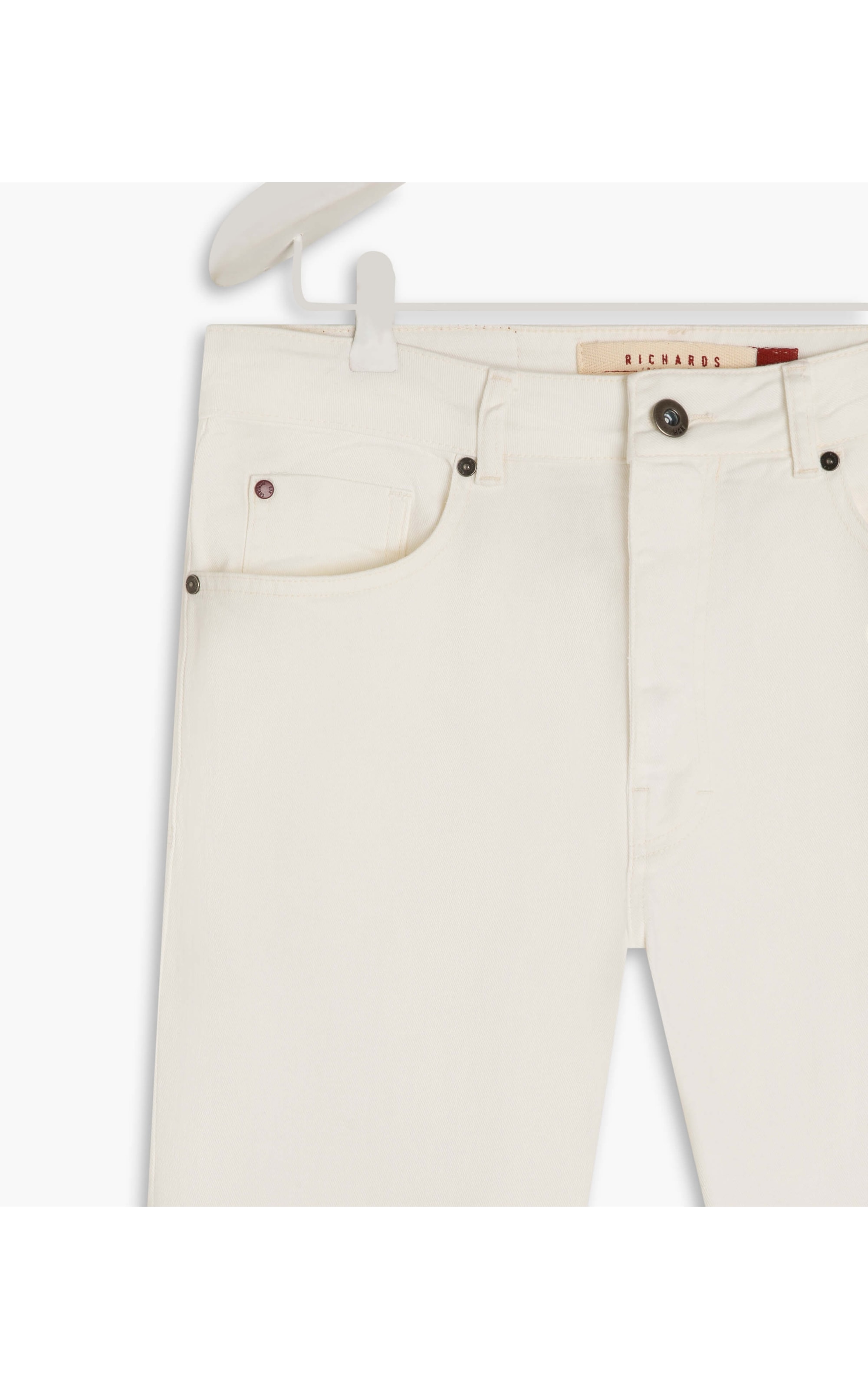 Calça Five Pockets Vintage Denim Off White