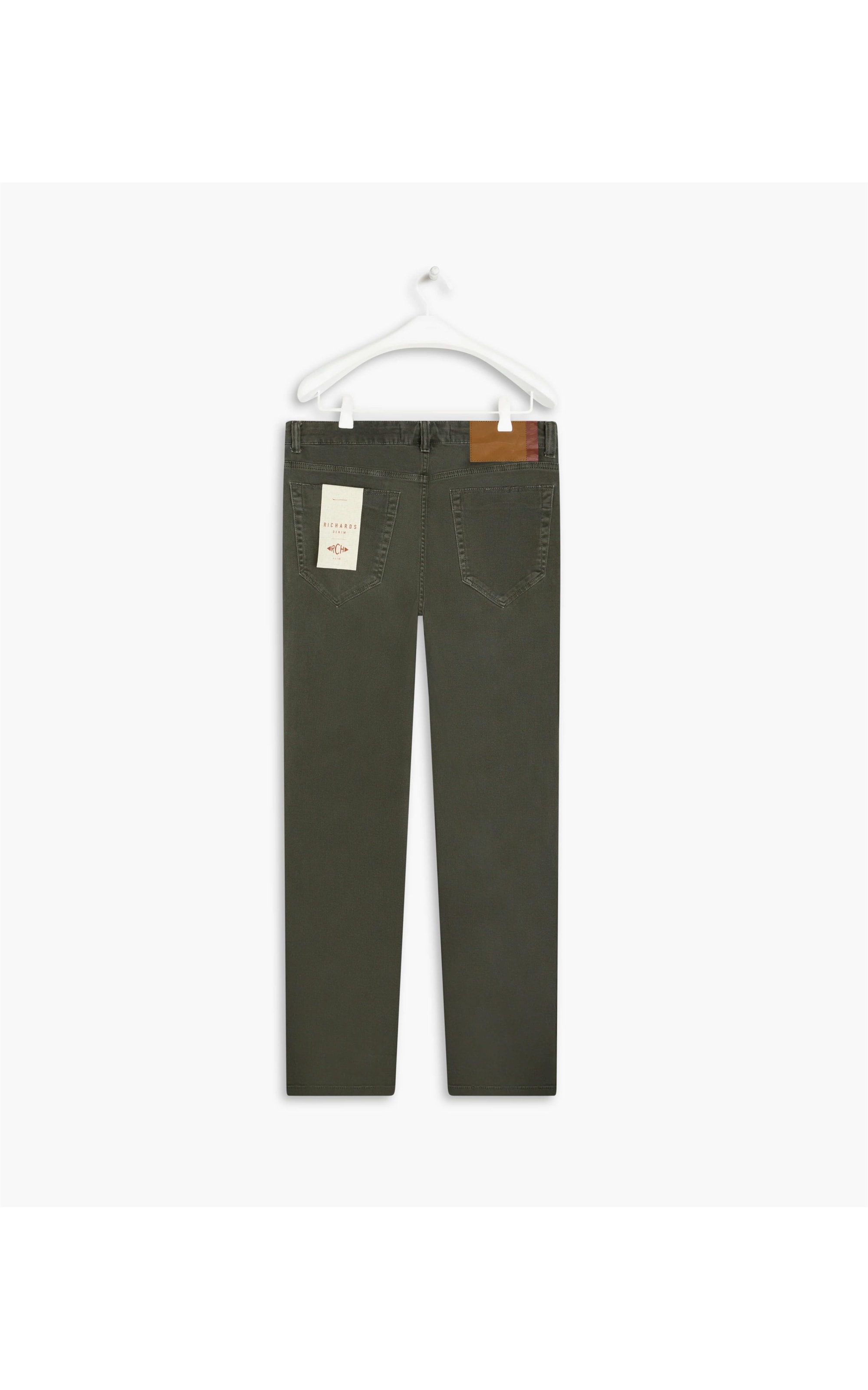 Calça Five Pockets Vintage Denin Verde Escuro