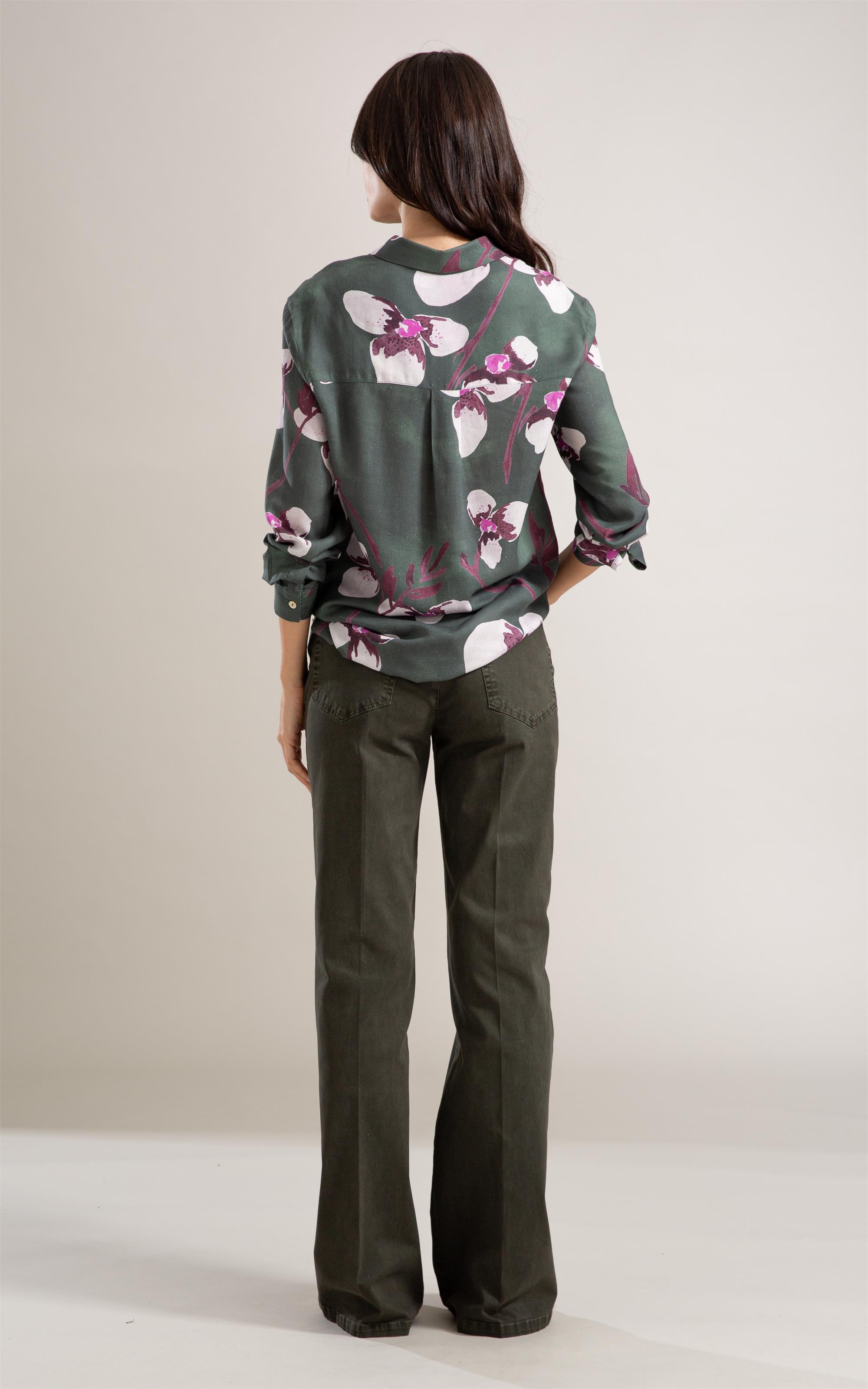 Calça Five Pockets Vmp Flare Floresta