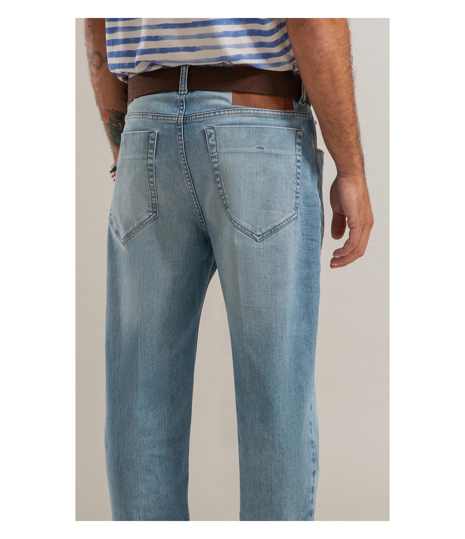 Calça Heaven Blue Elastic Tradicional Caio Rchl226-Lav.Claro