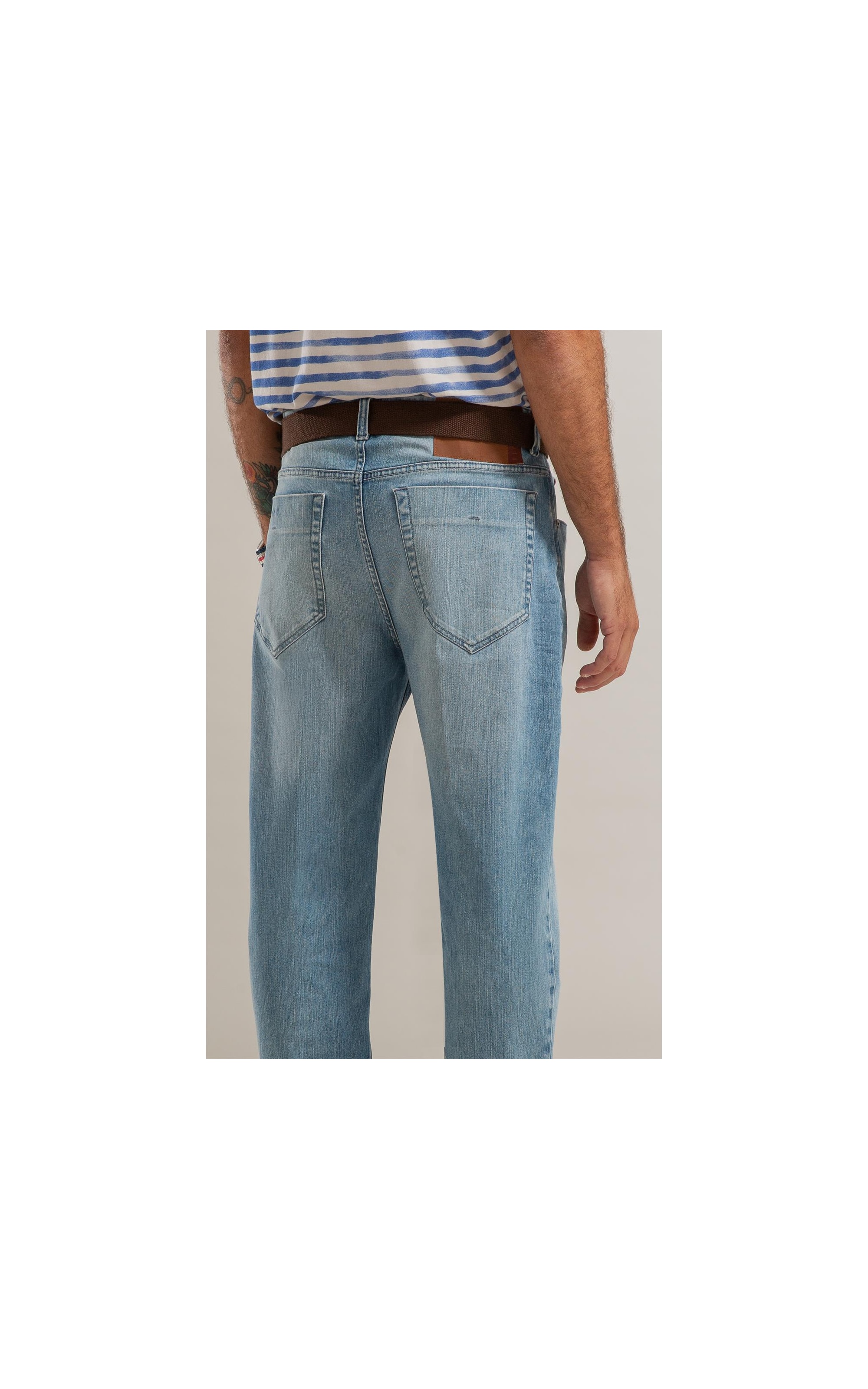 Calça Heaven Blue Elastic Tradicional Caio Rchl226-Lav.Claro