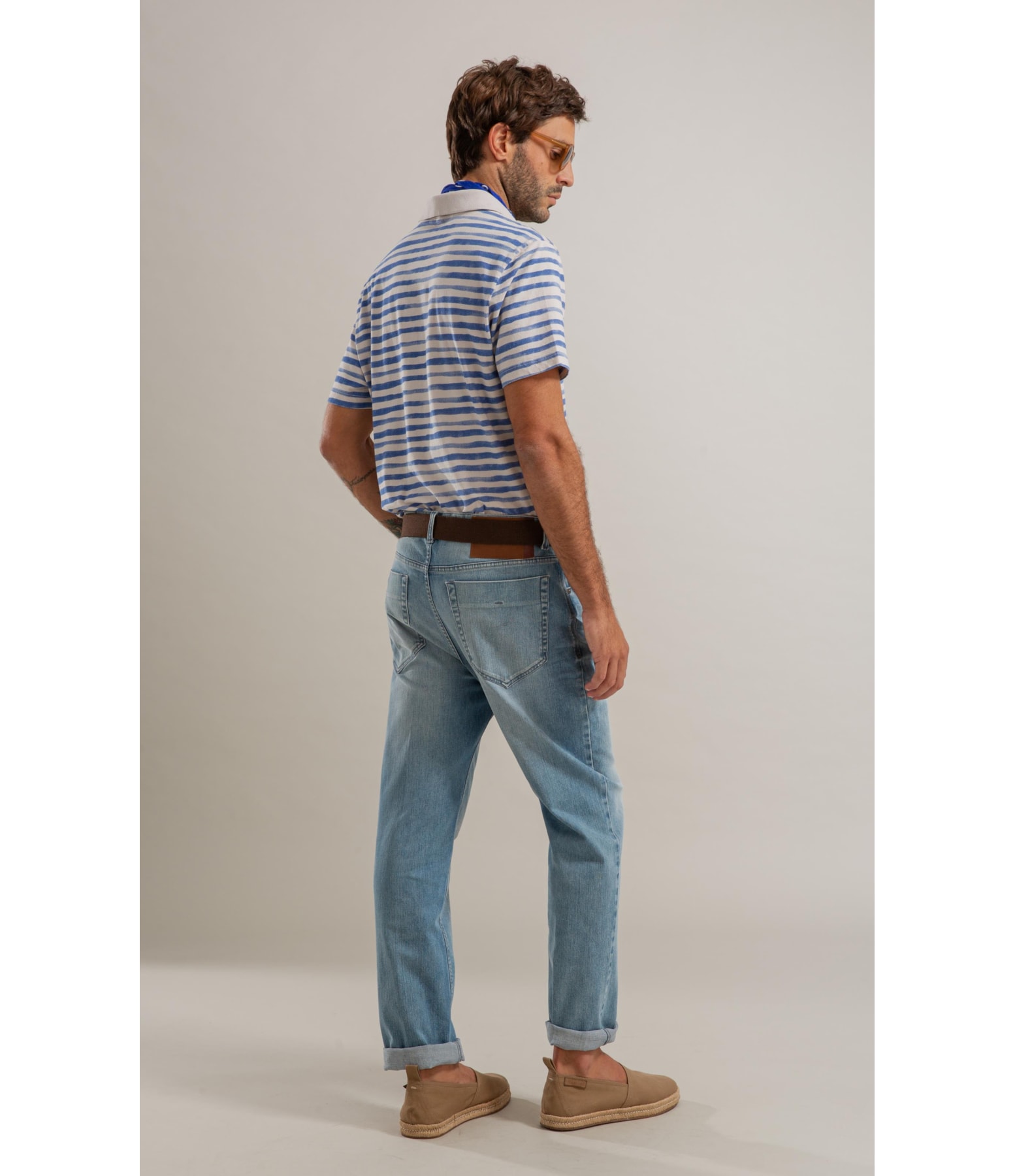 Calça Heaven Blue Elastic Tradicional Caio Rchl226-Lav.Claro