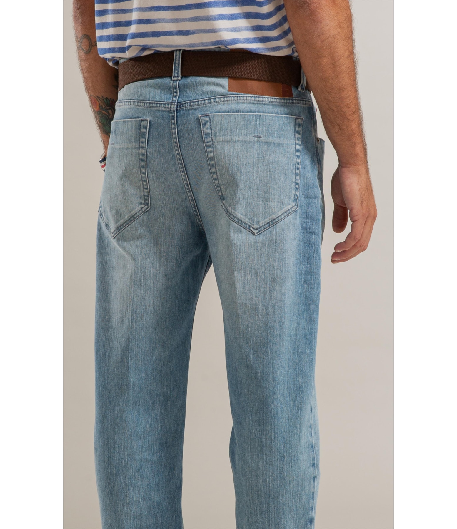 Calça Heaven Blue Elastic Tradicional Caio Rchl226-Lav.Claro