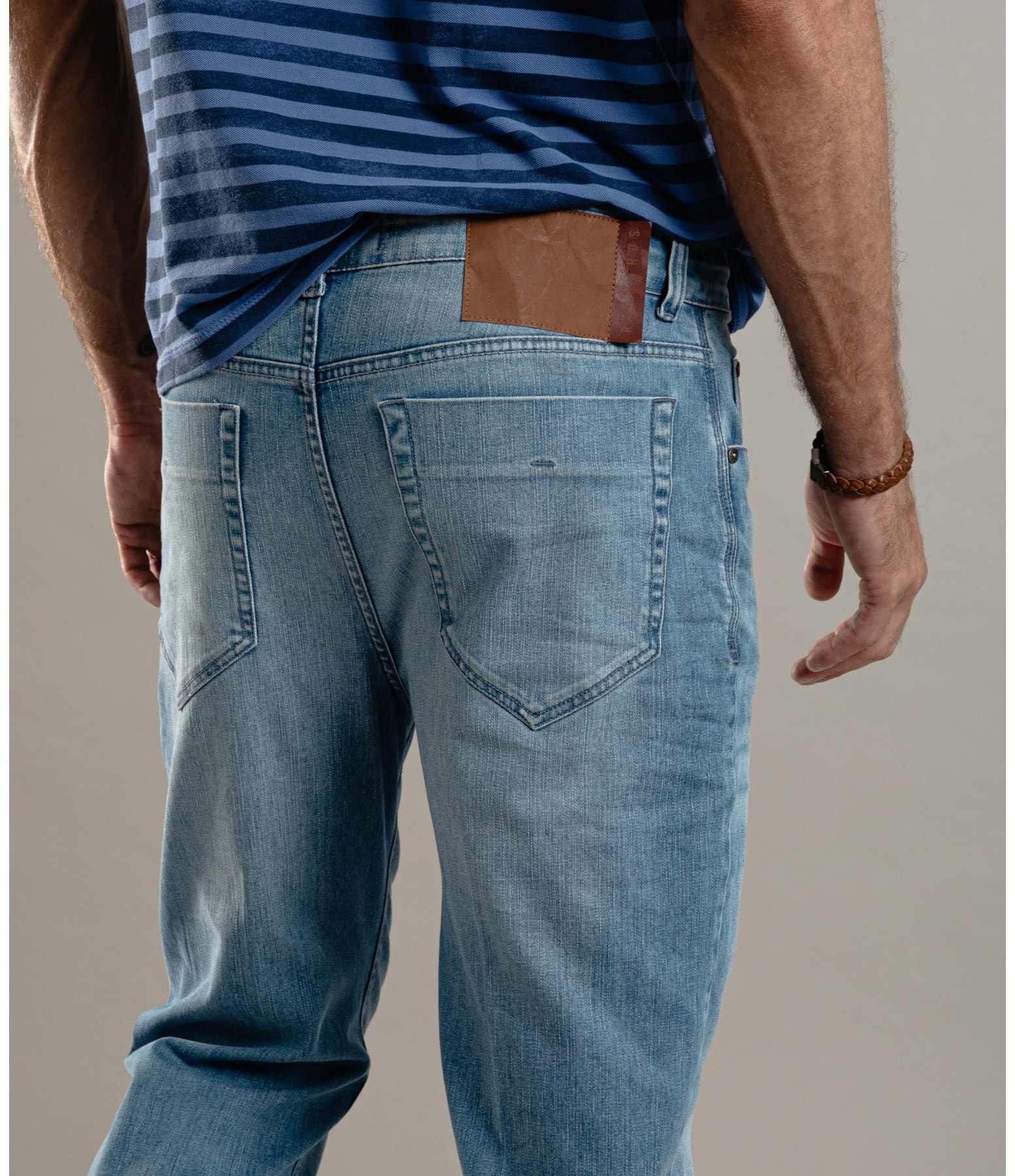 Calça Heaven Blue Elastic Tradicional Caio Rchl226-Lav.Claro