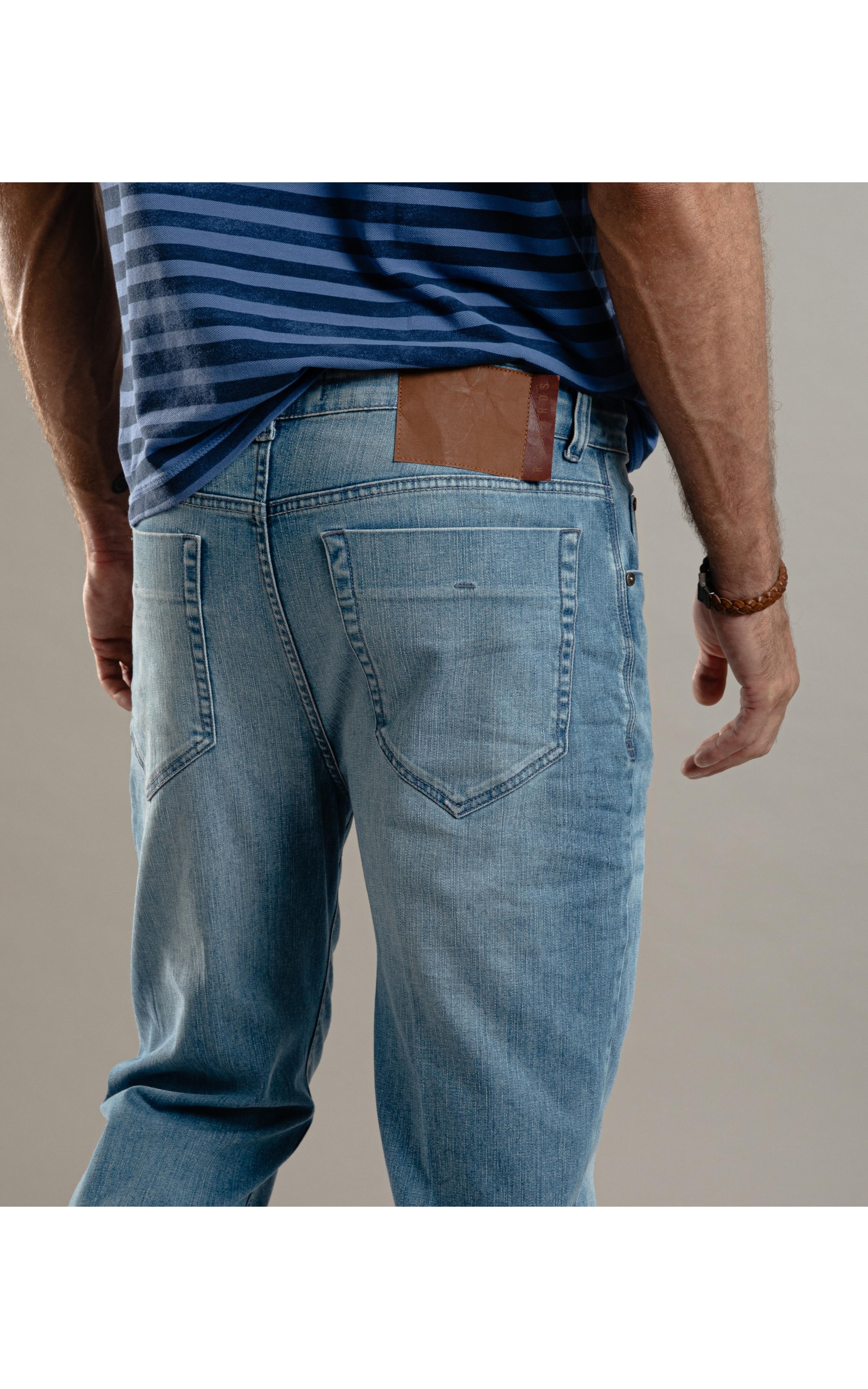 Calça Heaven Blue Elastic Tradicional Caio Rchl226-Lav.Claro