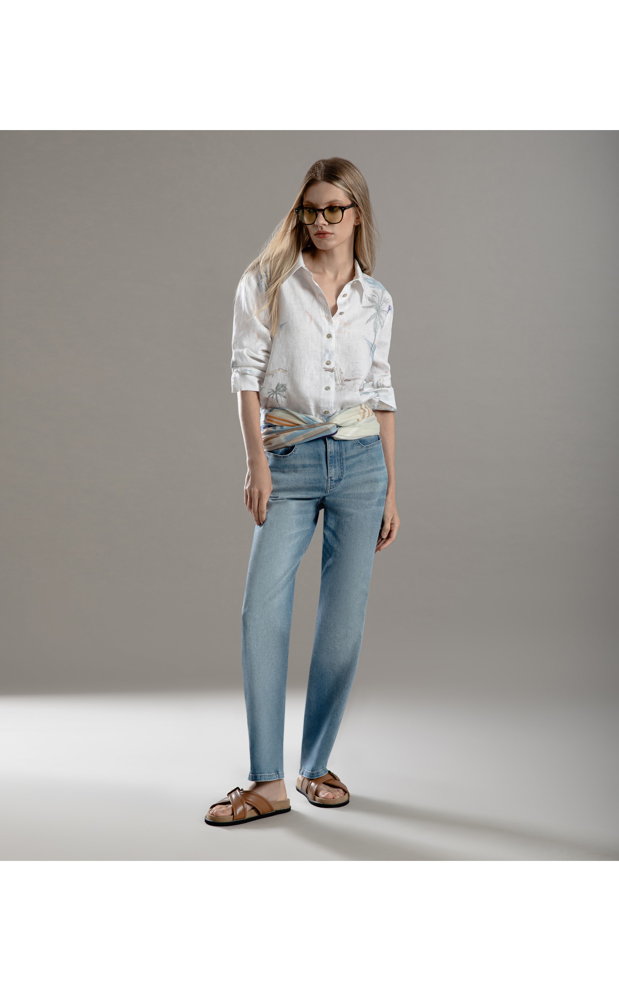 Calça Heaven Blue Reta Siena Rchl226-Lav.Claro