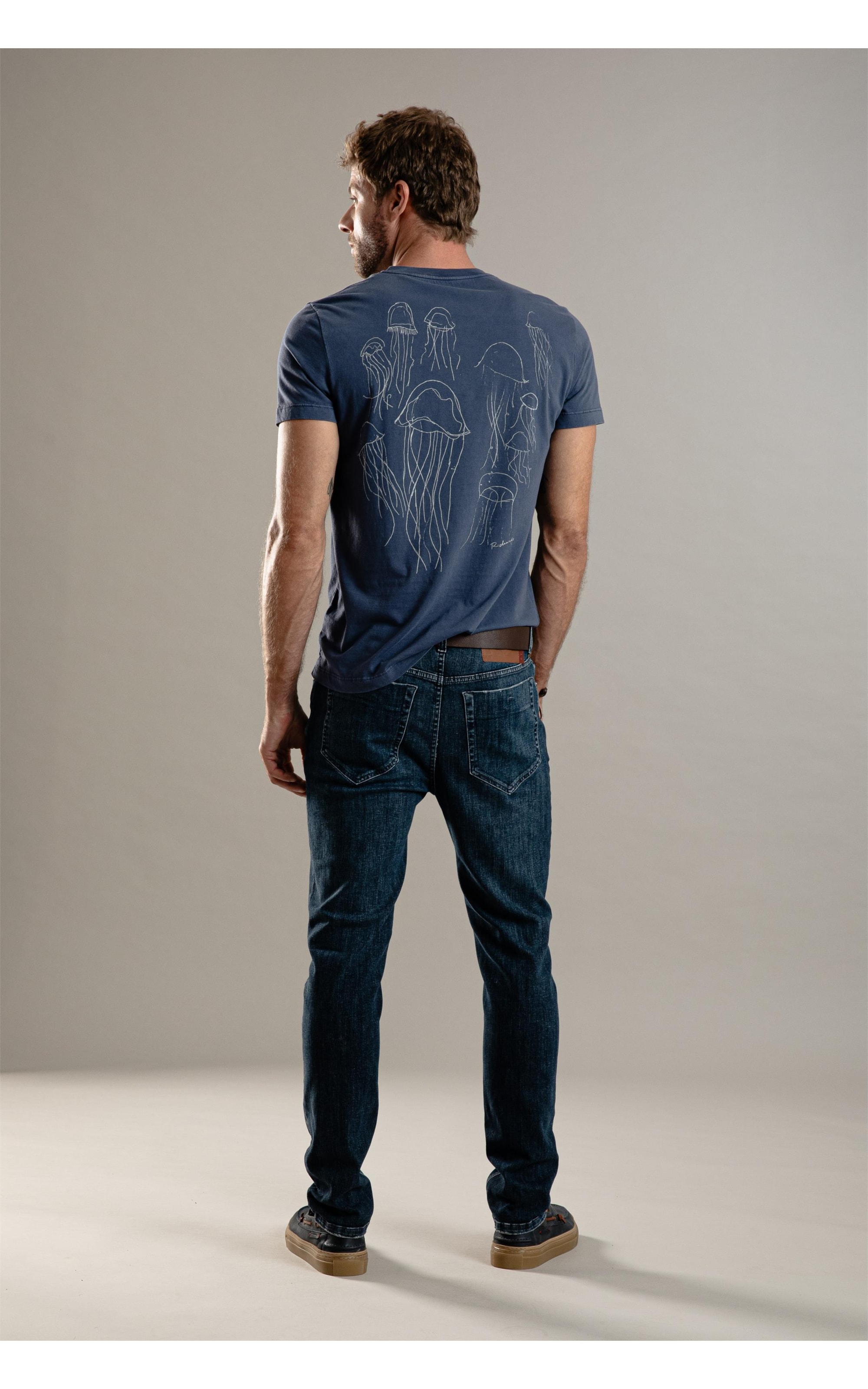 Calça Hi Comf Dark Flame Custom Fit Caio  Rchl228-Lav.Medio