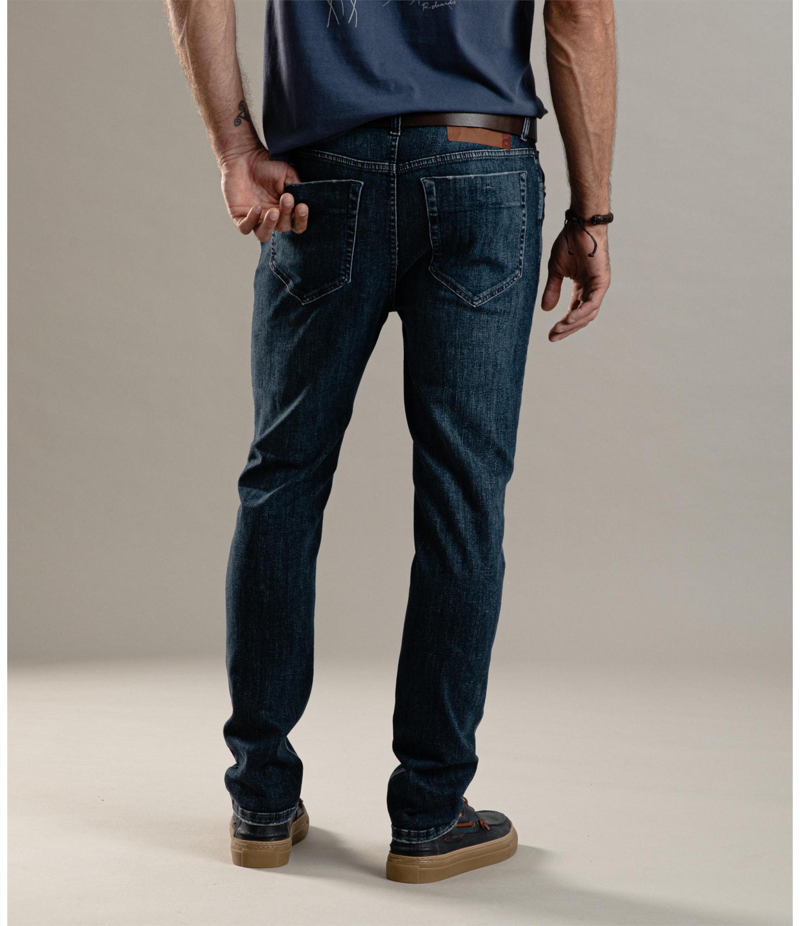 Calça Hi Comf Dark Flame Custom Fit Caio  Rchl228-Lav.Medio