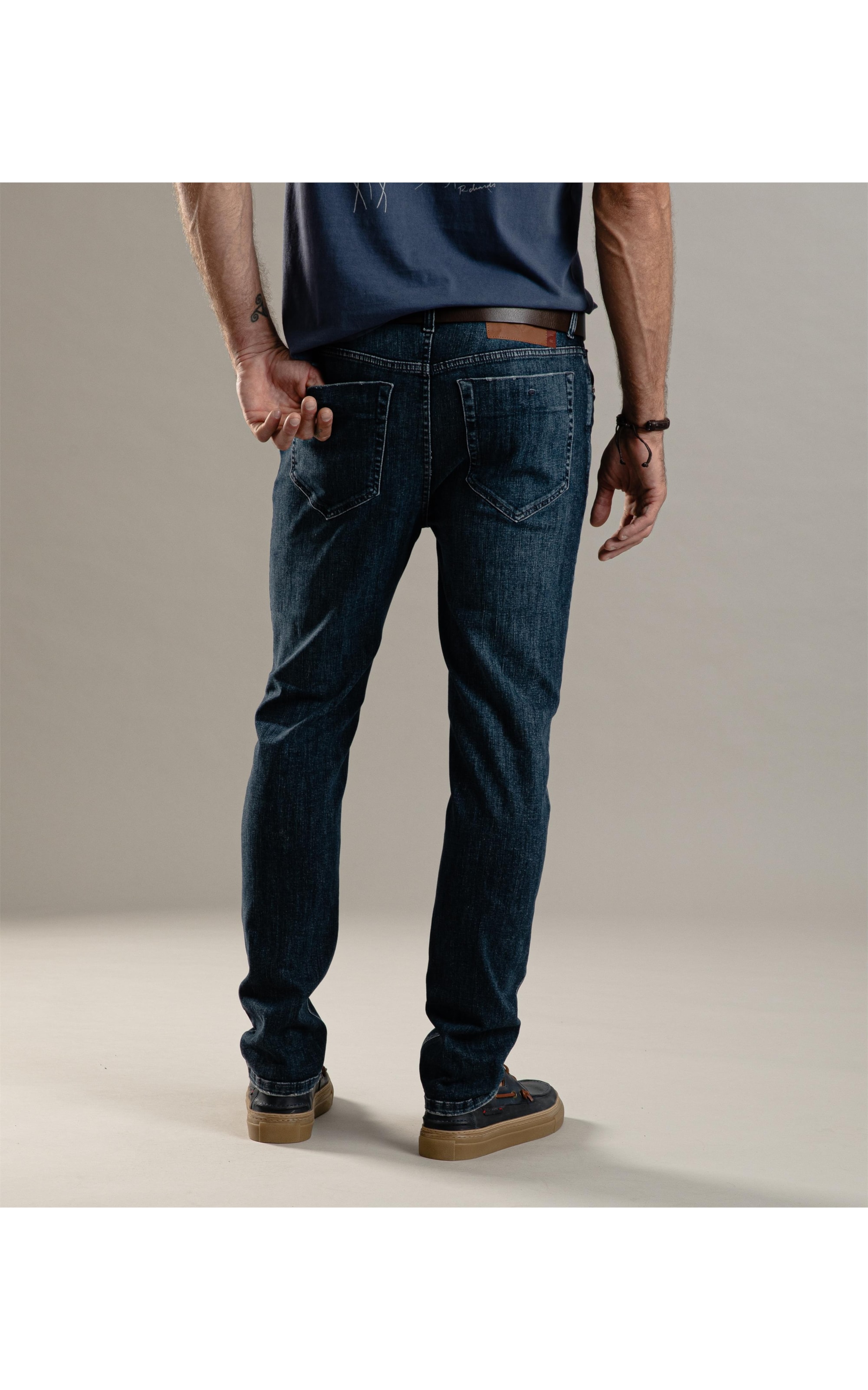 Calça Hi Comf Dark Flame Custom Fit Caio  Rchl228-Lav.Medio