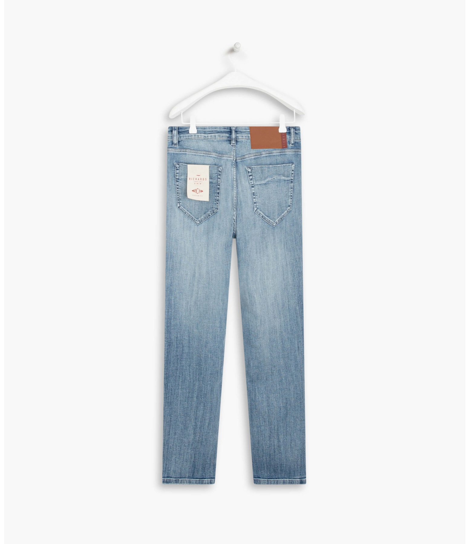Calça Hi. Comf. Stretch Custom Fit Mathe Lav.Claro C/ Lang+rebolo