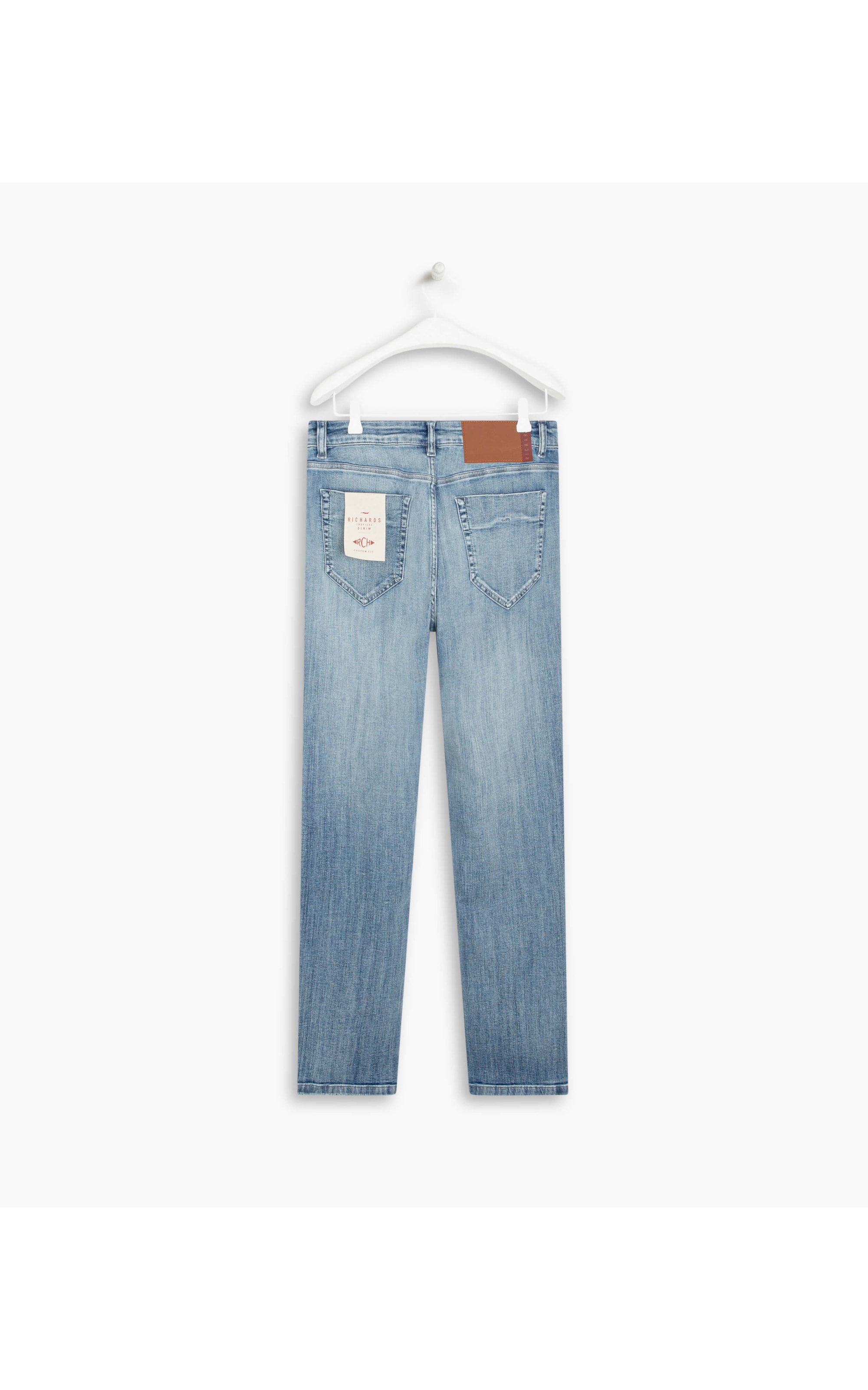 Calça Hi. Comf. Stretch Custom Fit Mathe Lav.Claro C/ Lang+rebolo