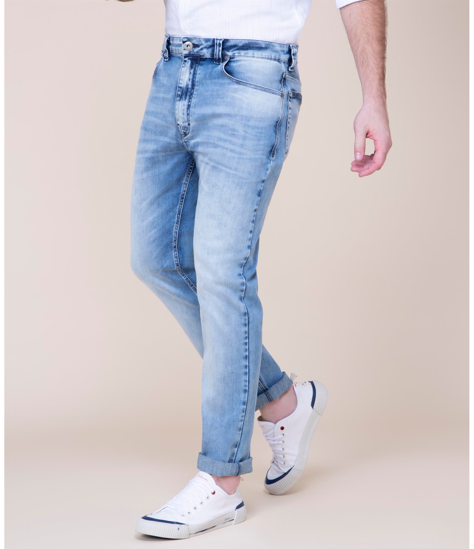 Calça High Comfort Basic Ben Lav.Claro C/ Used