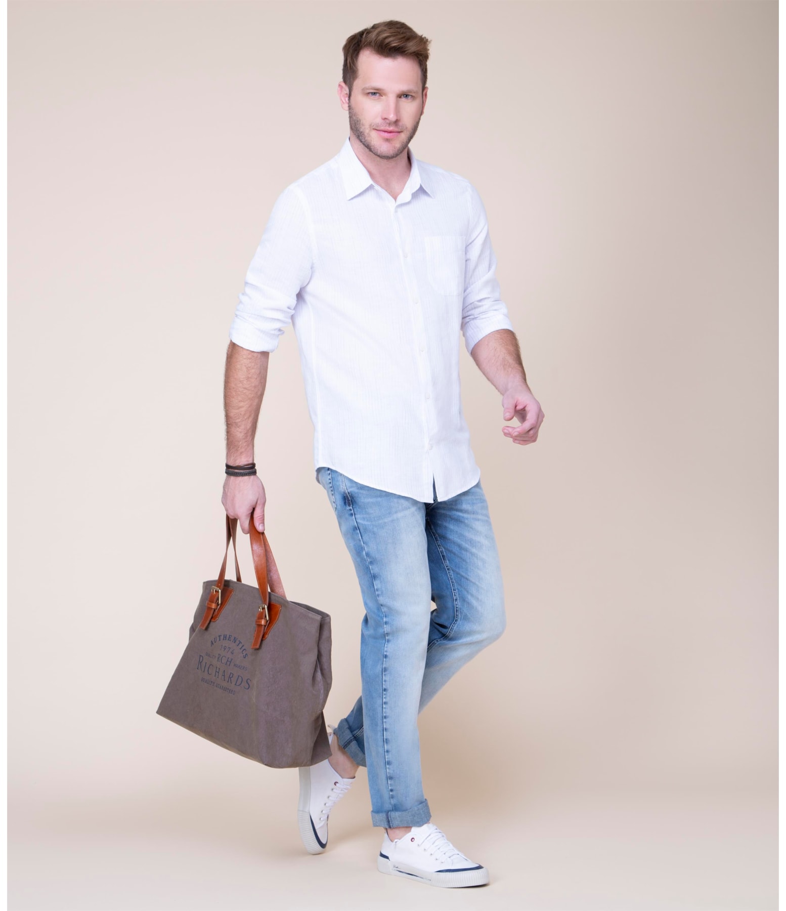 Calça High Comfort Basic Ben Lav.Claro C/ Used
